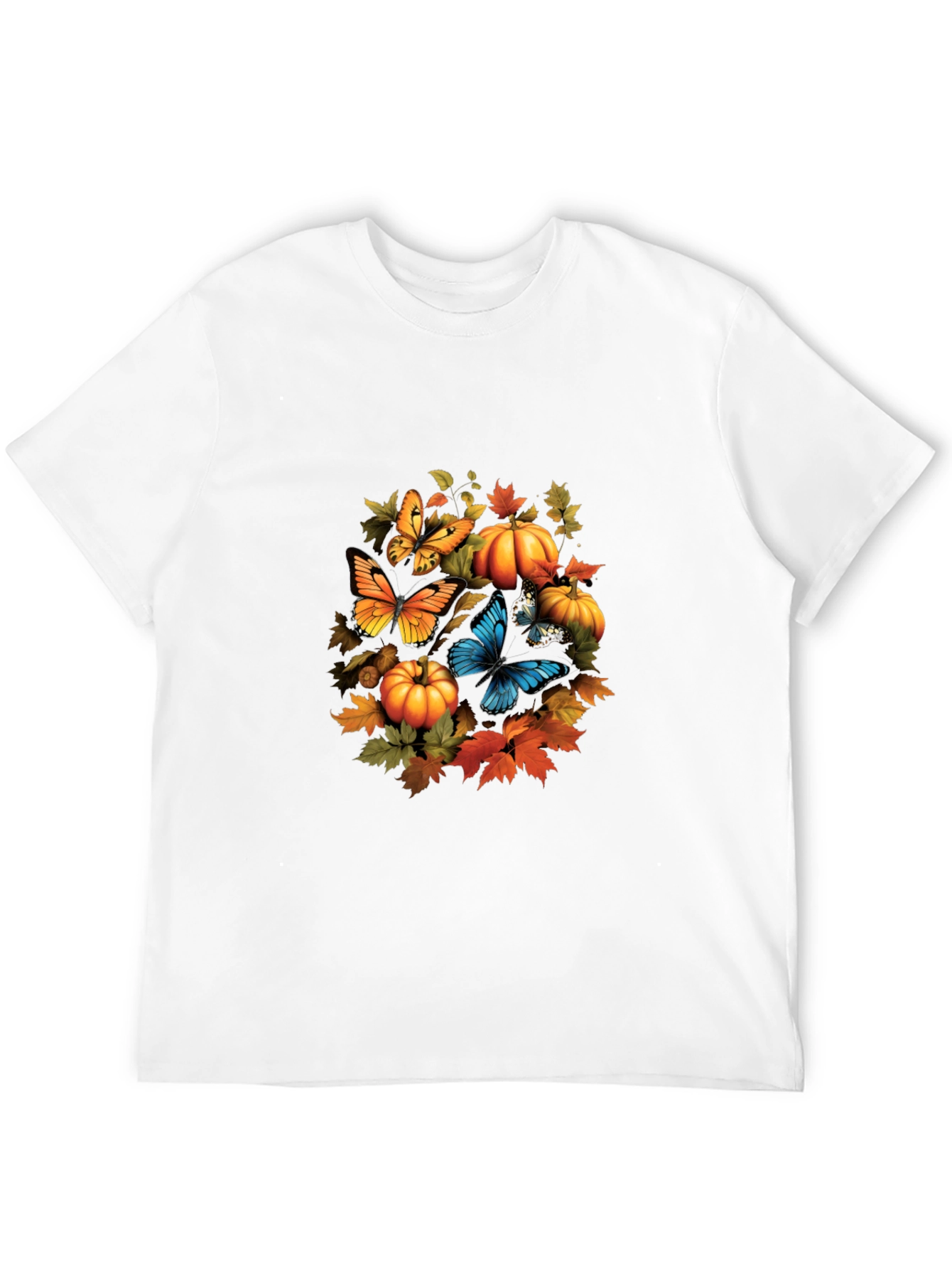 Autumn Butterflies & Pumpkins Tee