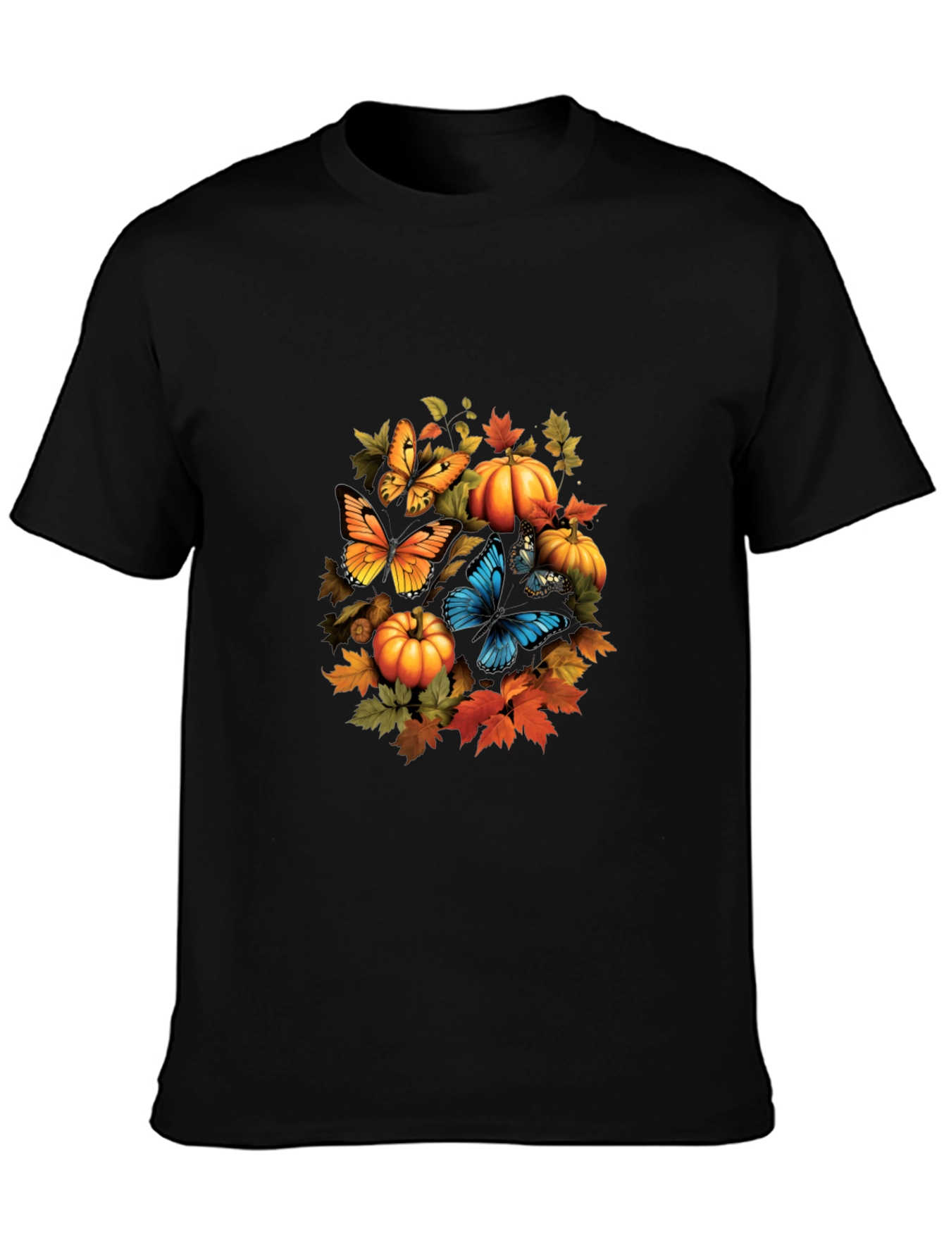 Autumn Butterflies & Pumpkins Tee