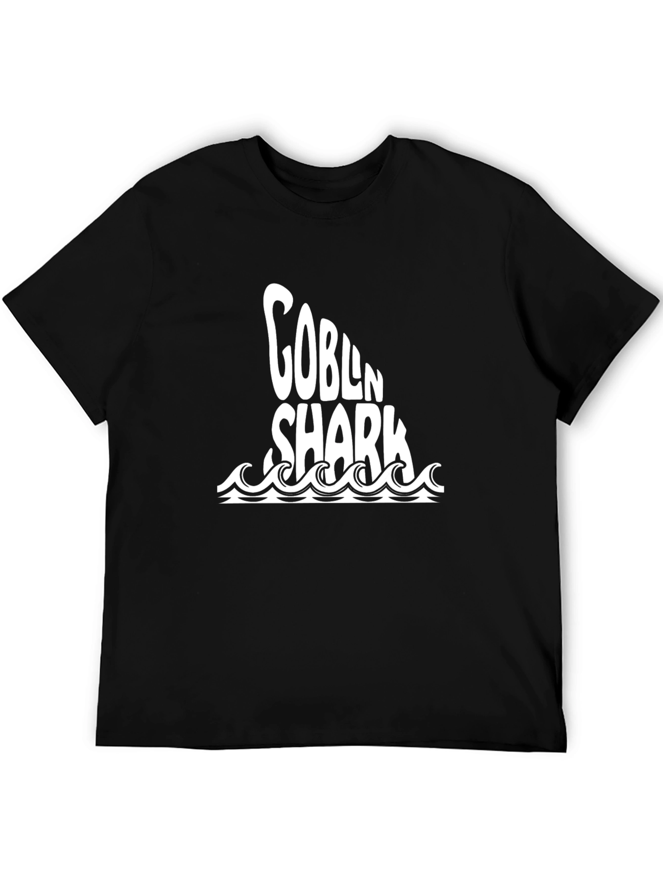 Goblin Shark Tee - Black Cotton Graphic T-Shirt