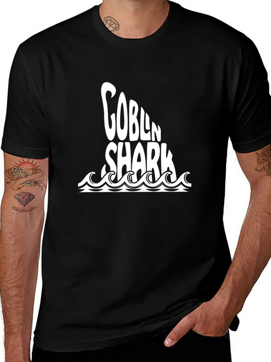 Goblin Shark Tee - Black Cotton Graphic T-Shirt