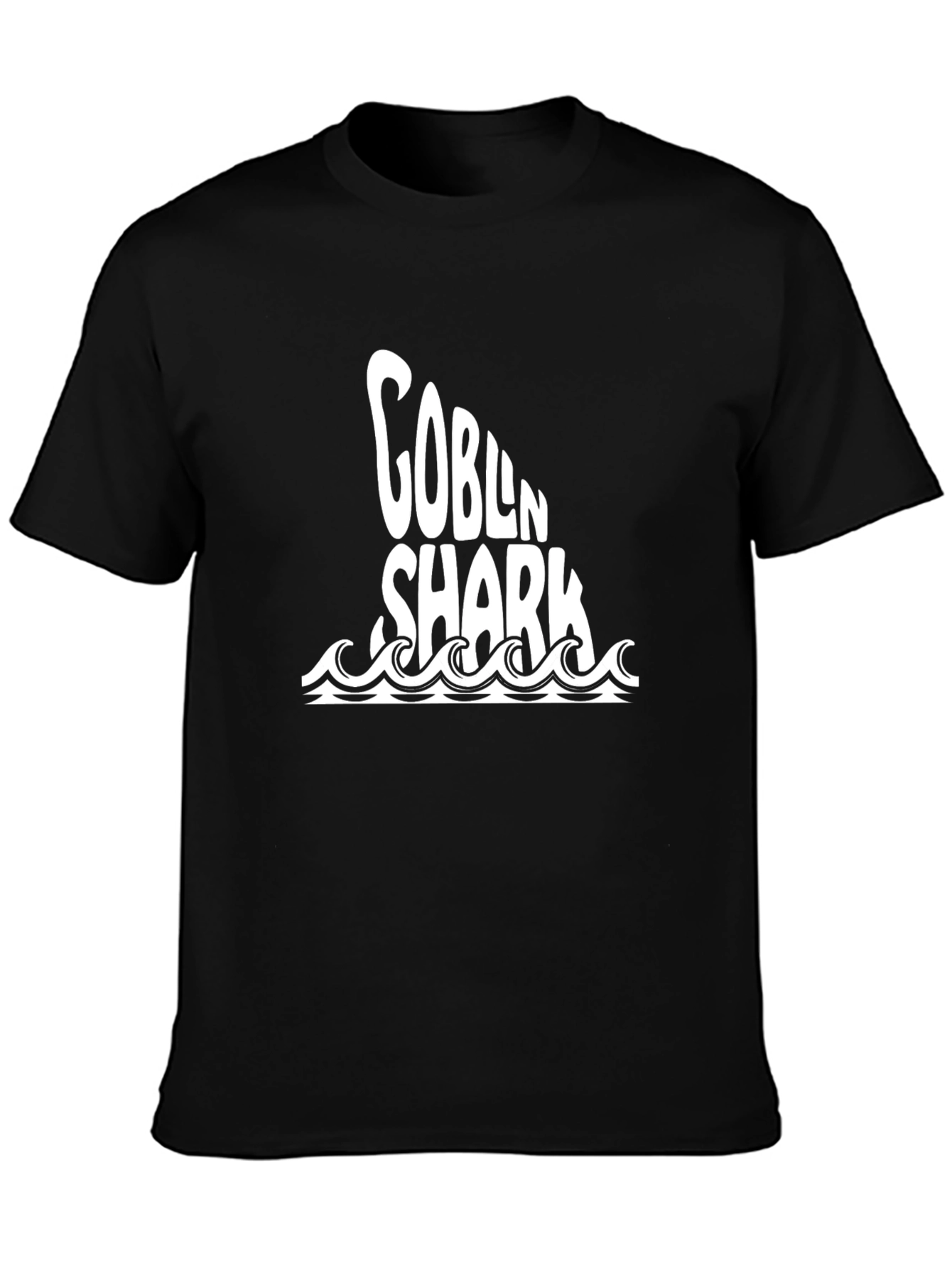 Goblin Shark Tee - Black Cotton Graphic T-Shirt