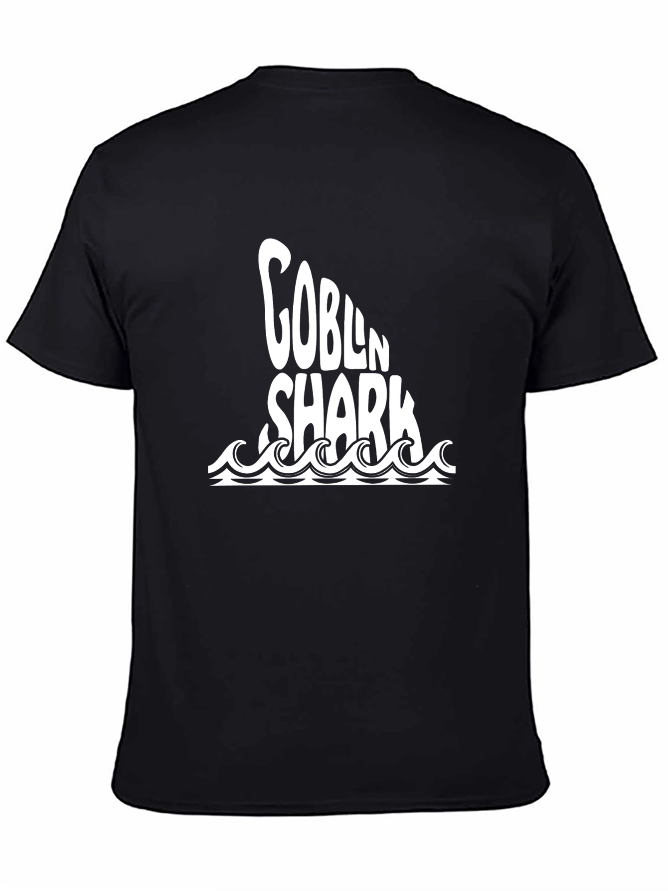 Goblin Shark Tee - Black Cotton Graphic T-Shirt