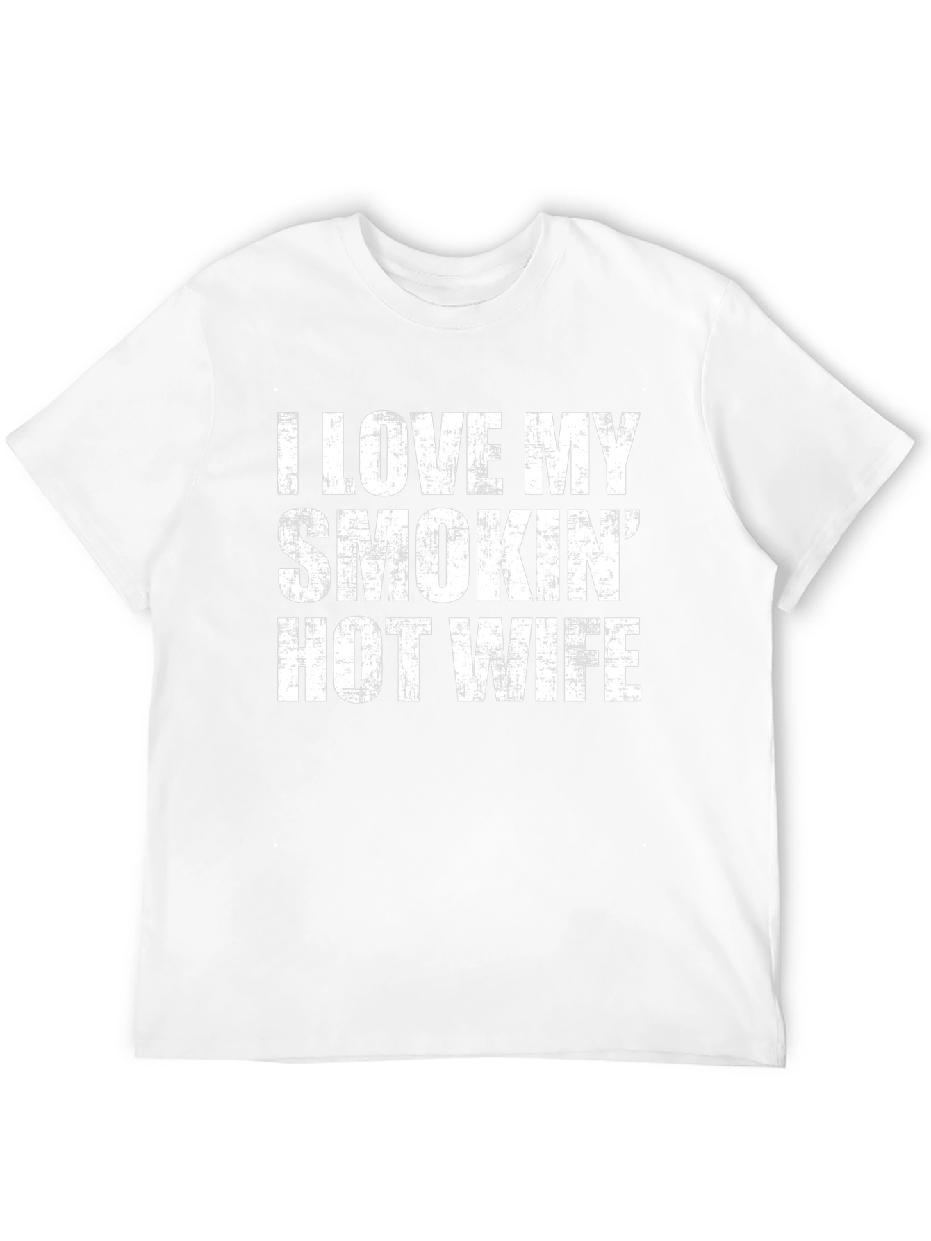 I Love My Smokin Hot Wife Black T-Shirt