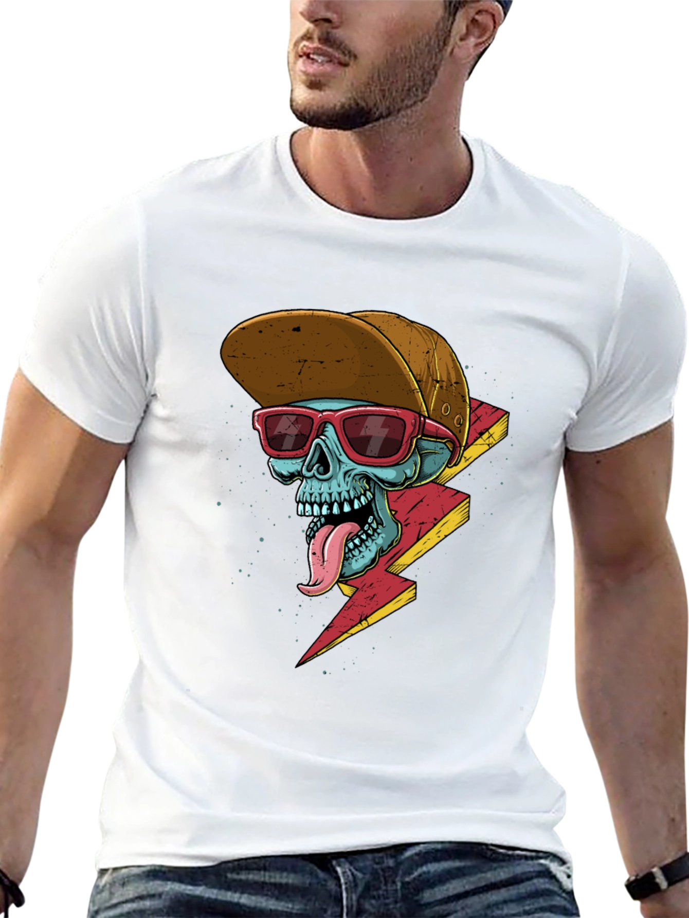 Cool Skull Graphic Tee