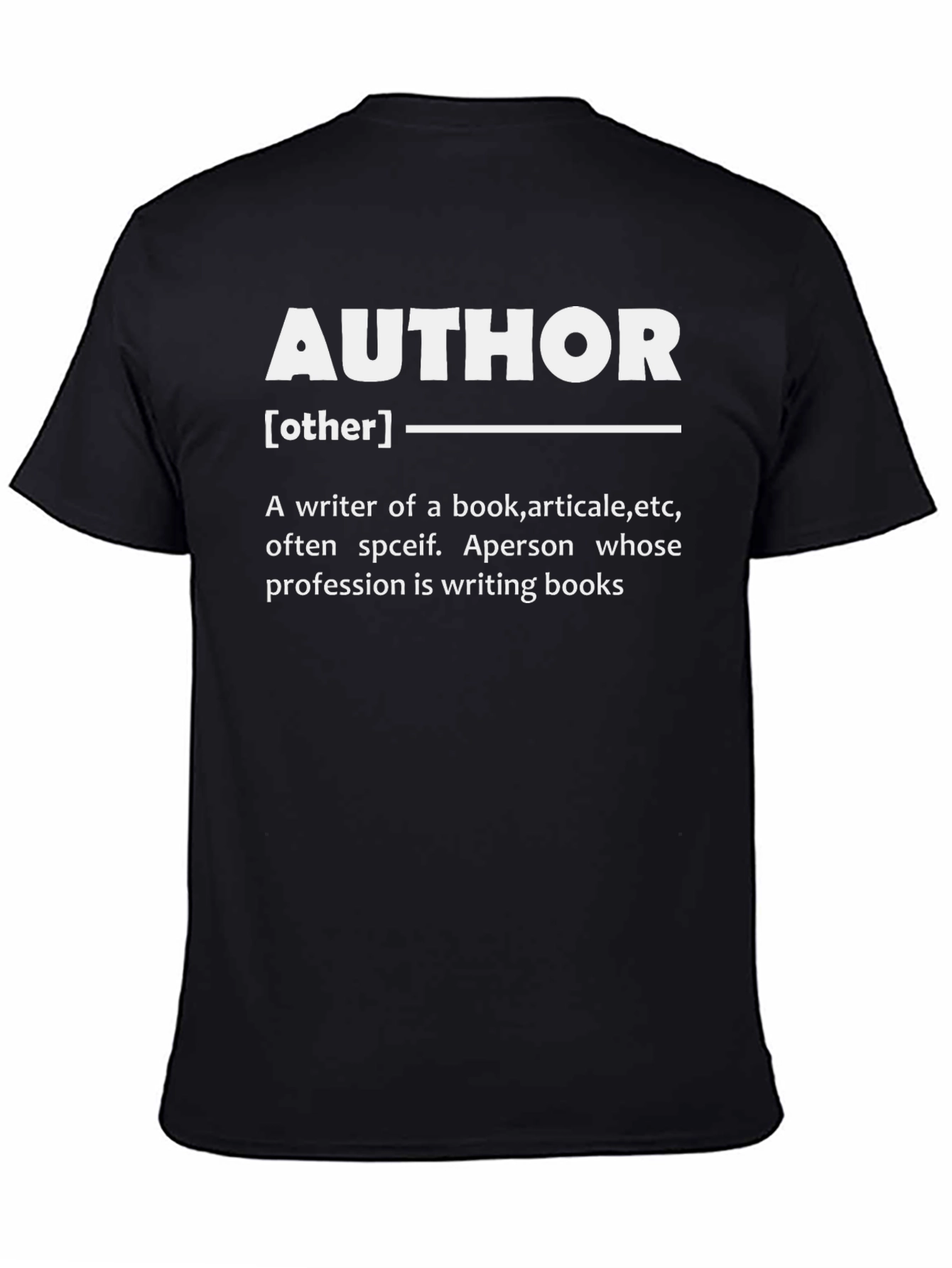 Author Definition Graphic T-Shirt