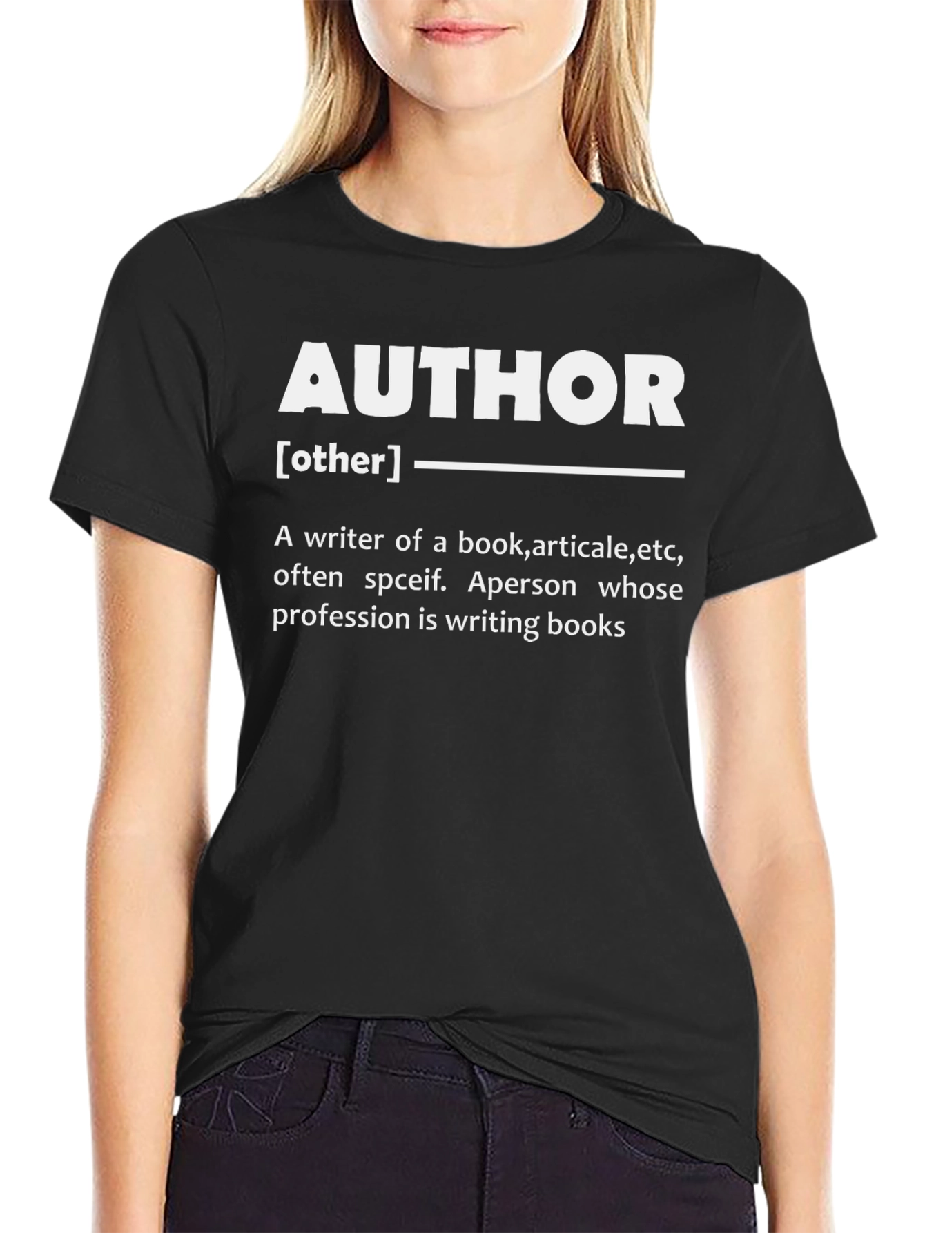 Author Definition Graphic T-Shirt