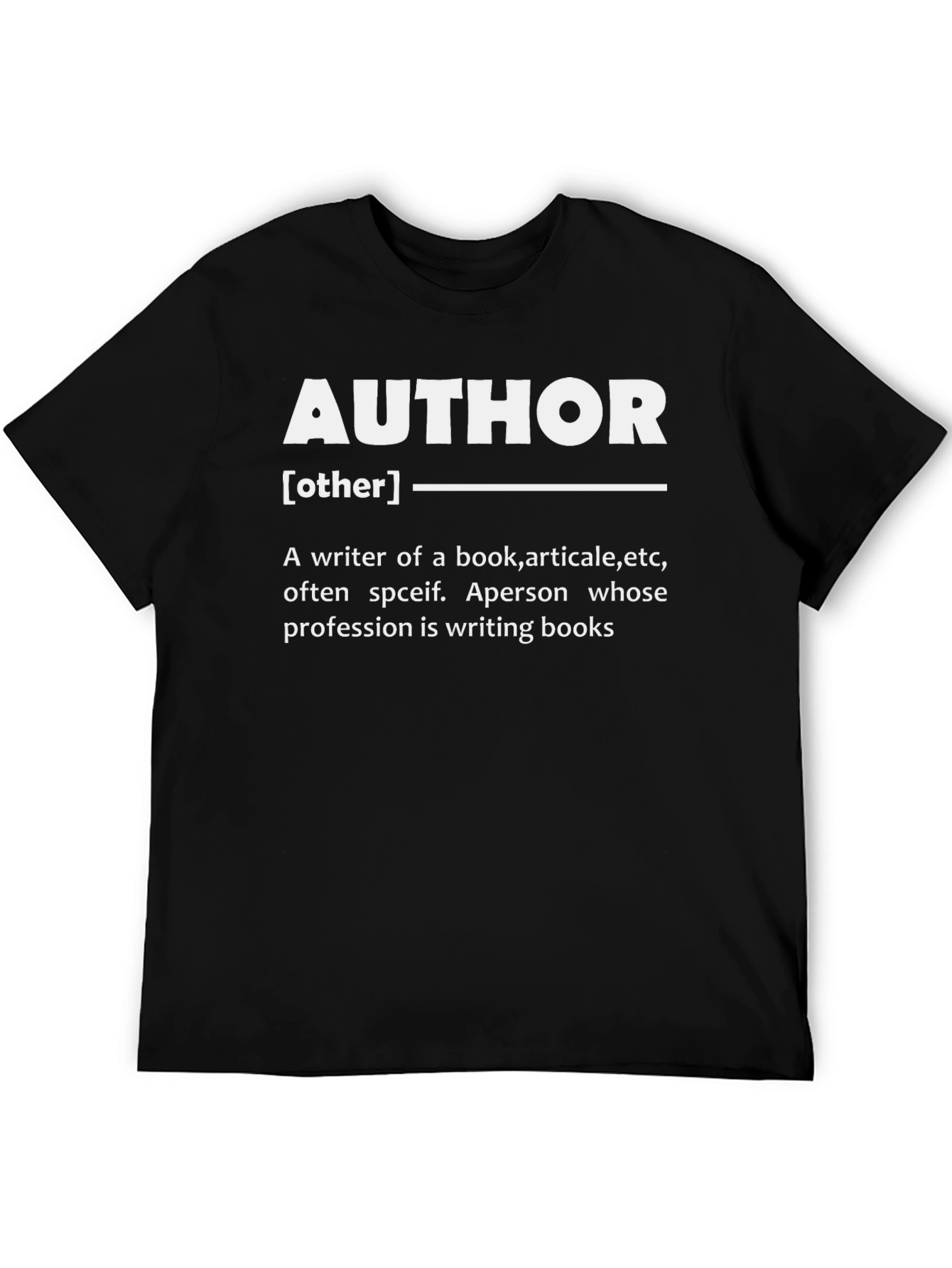 Author Definition Graphic T-Shirt