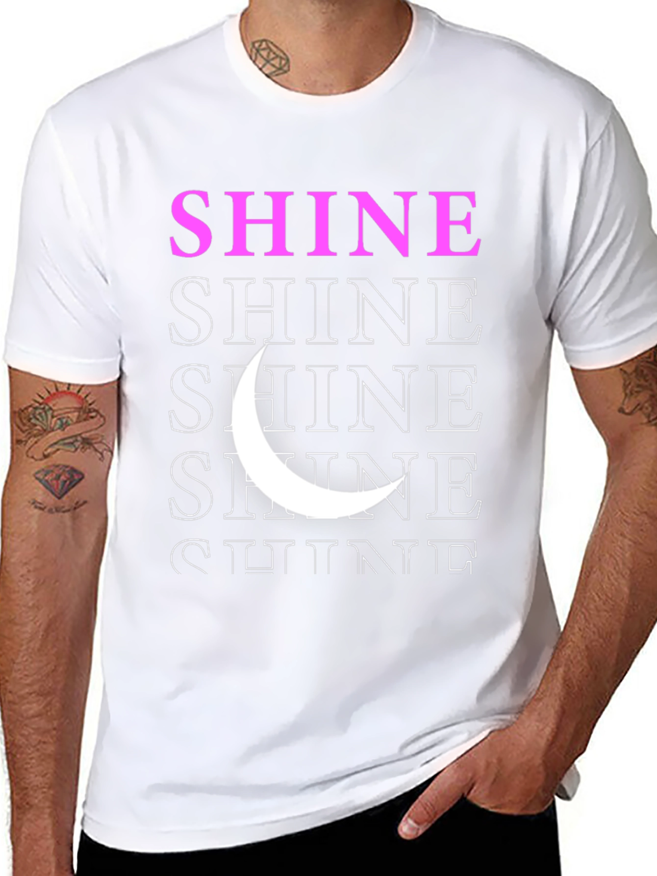 Shine Graphic Tee - Stylish Comfort