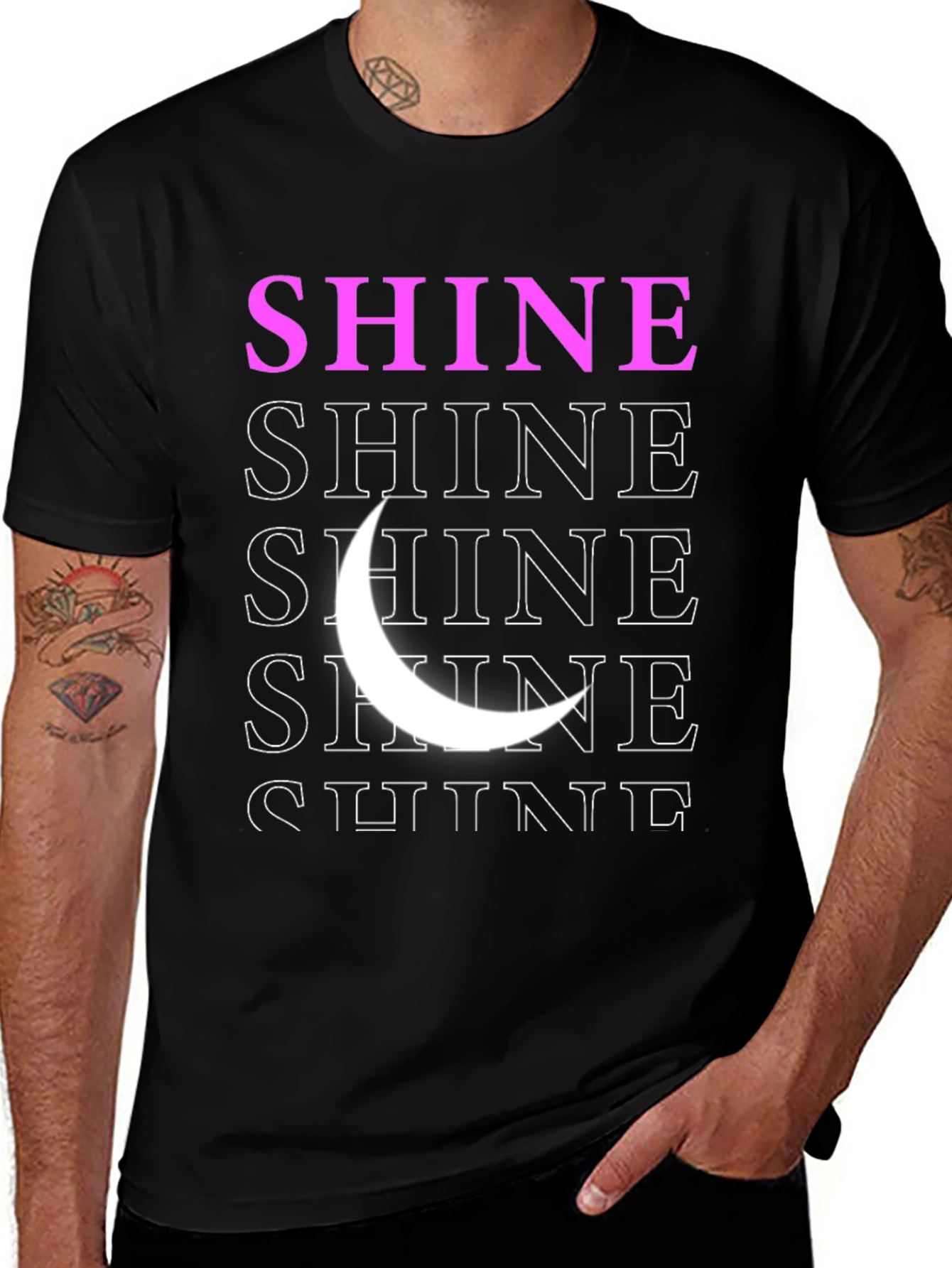 Shine Graphic Tee - Stylish Comfort