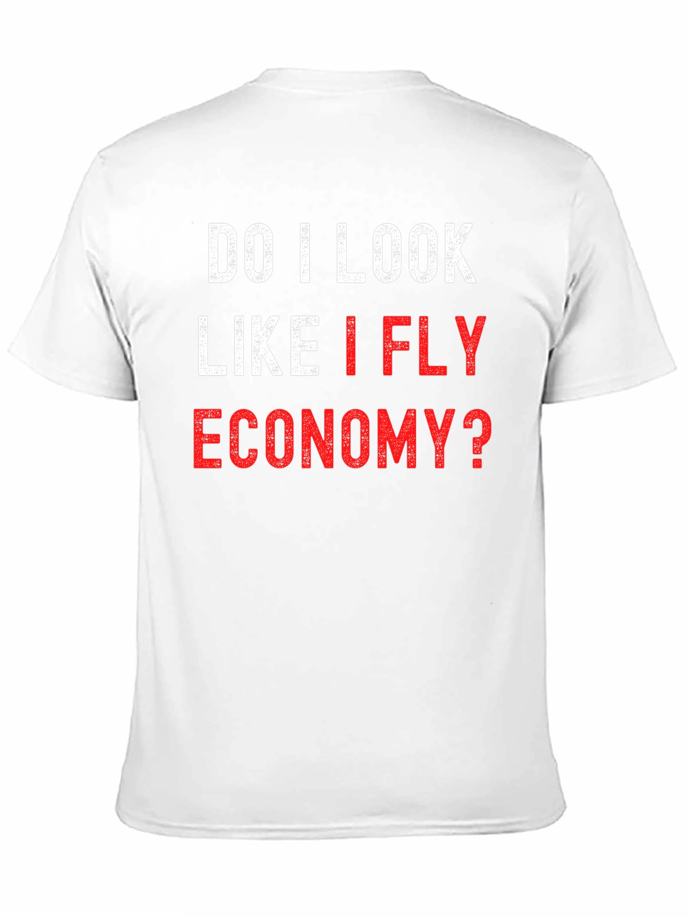 Fly Economy? Graphic Tee Shirt - Black