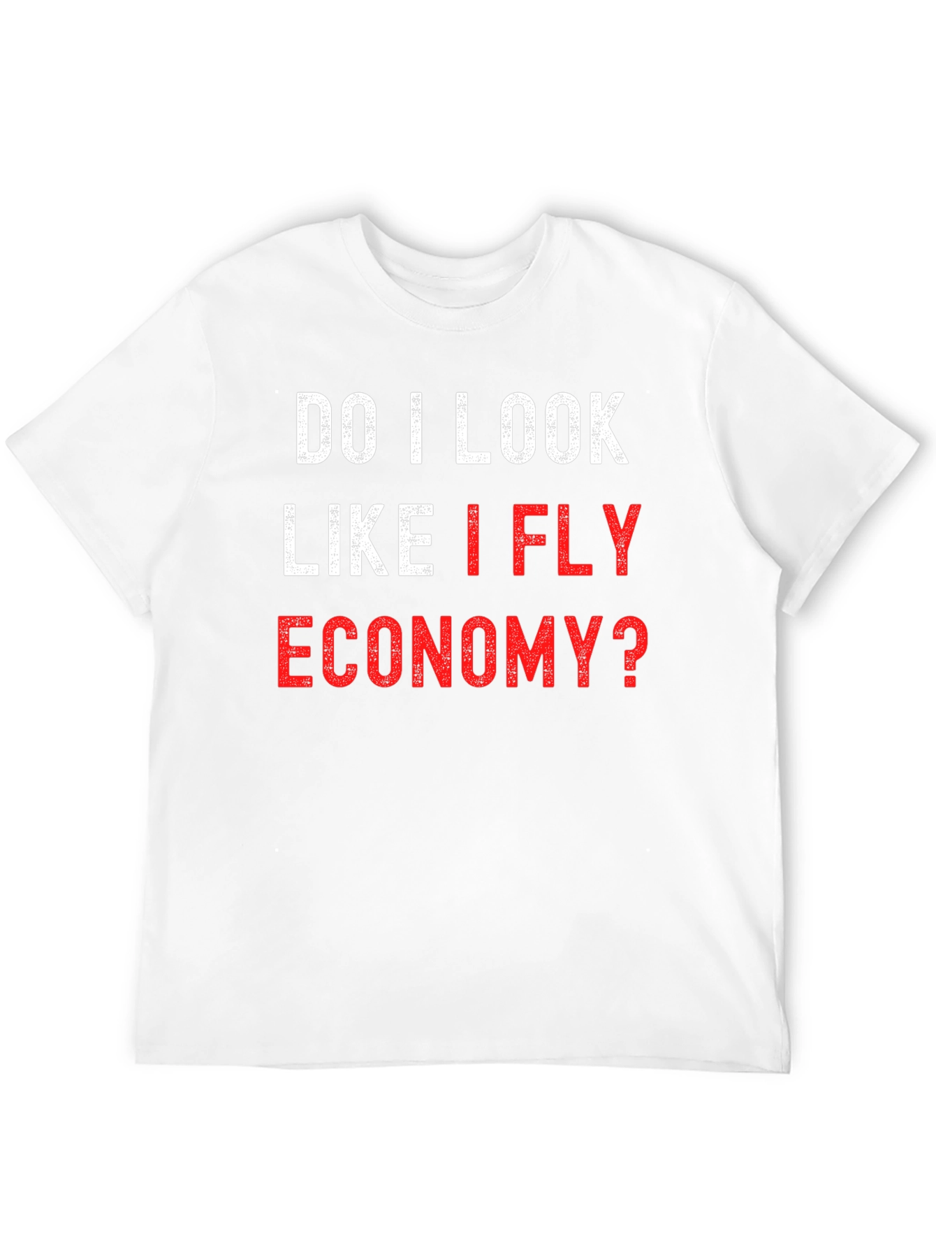 Fly Economy? Graphic Tee Shirt - Black
