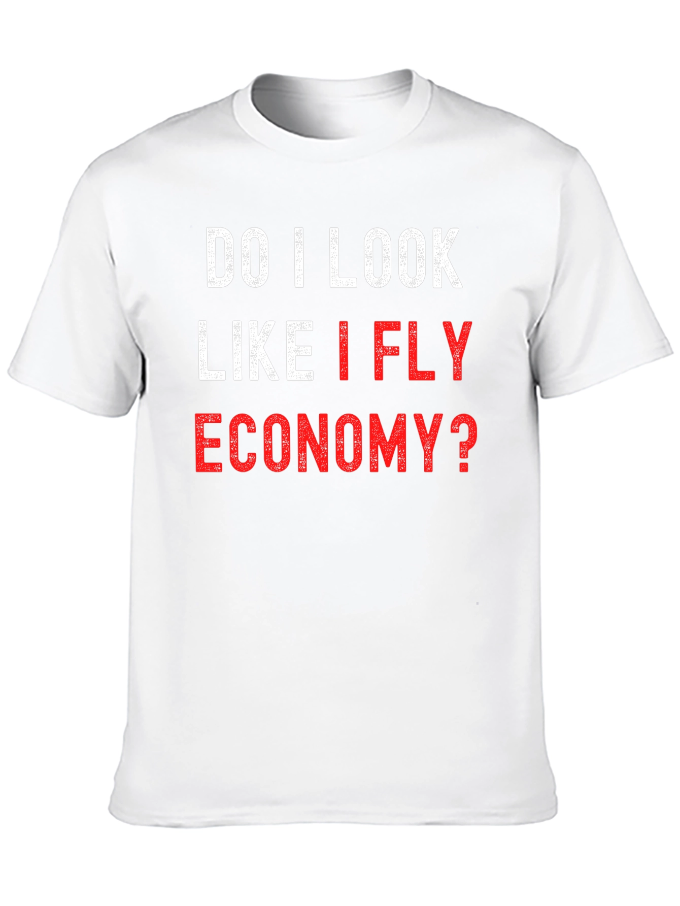 Fly Economy? Graphic Tee Shirt - Black