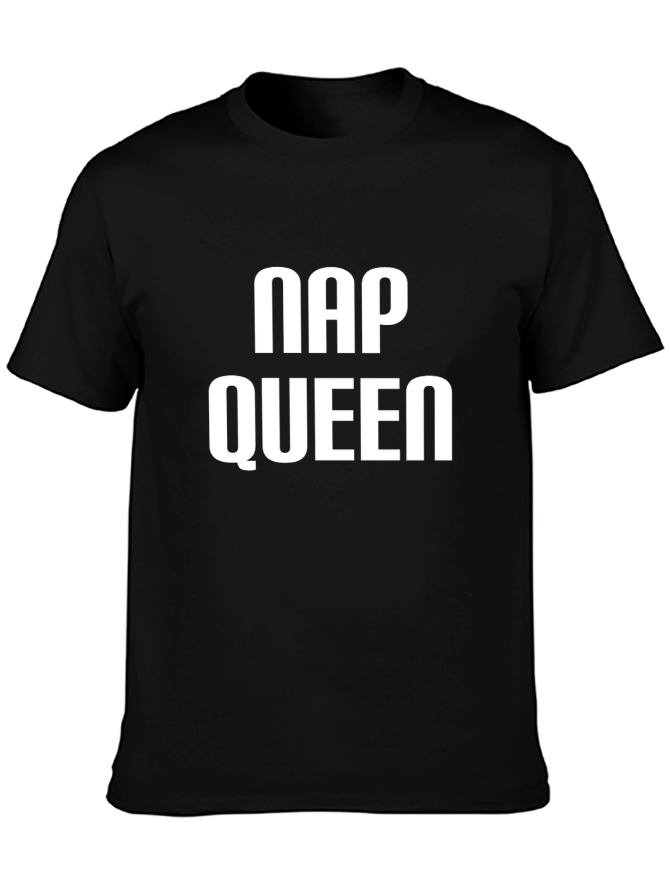 Nap Queen Black T-Shirt - Comfort & Style