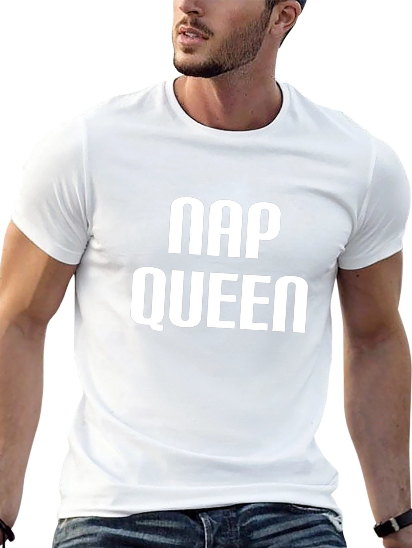 Nap Queen Black T-Shirt - Comfort & Style