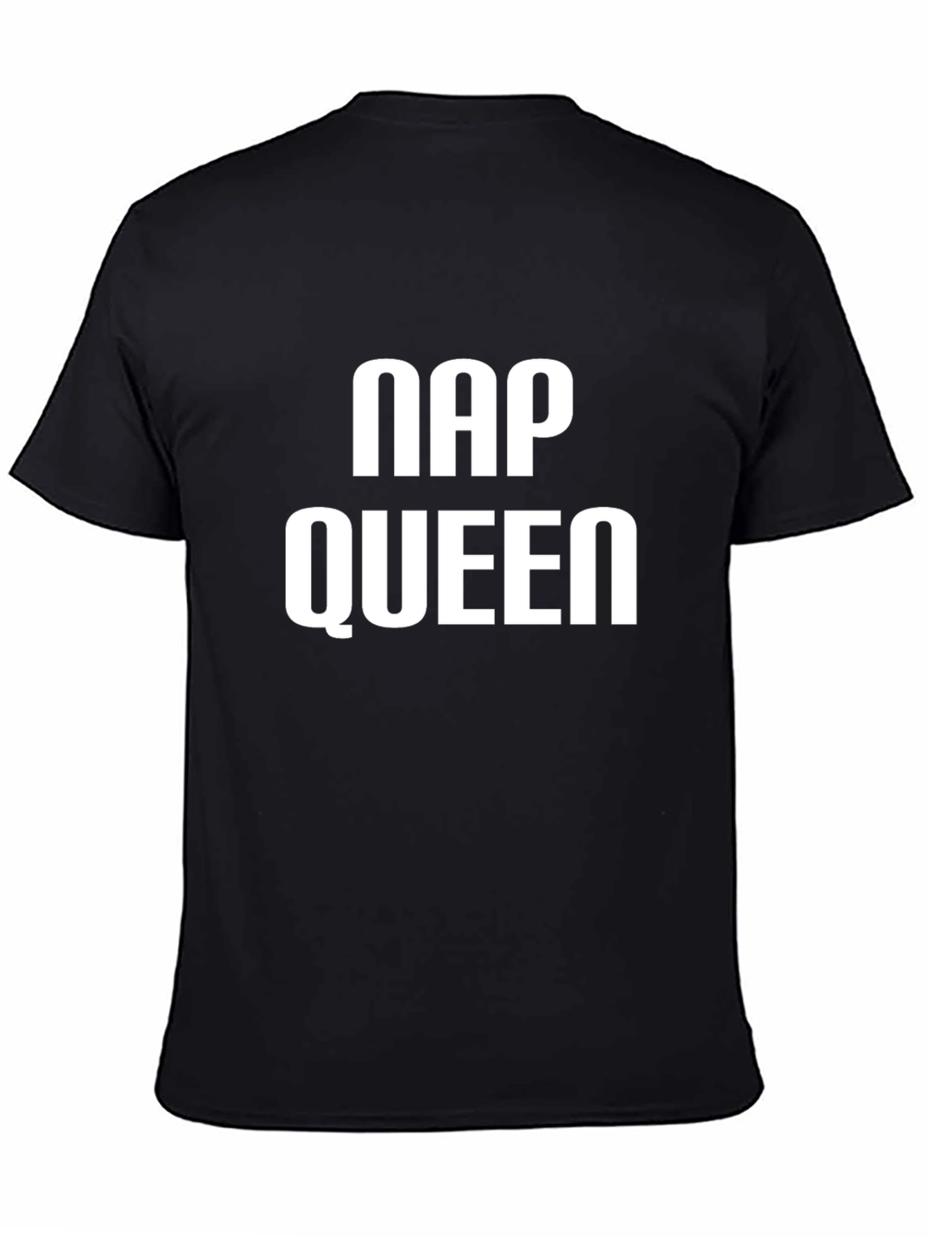 Nap Queen Black T-Shirt - Comfort & Style
