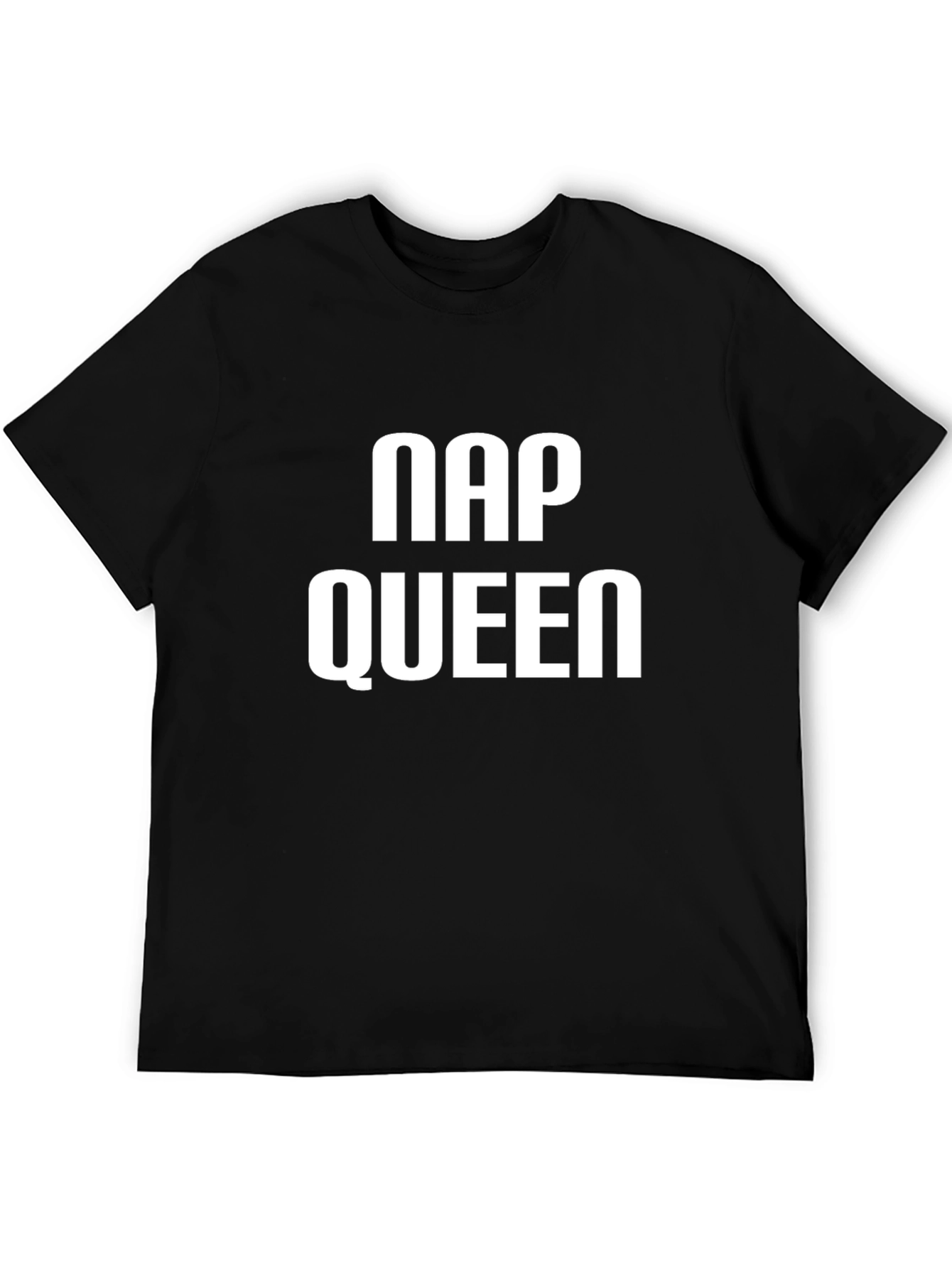 Nap Queen Black T-Shirt - Comfort & Style