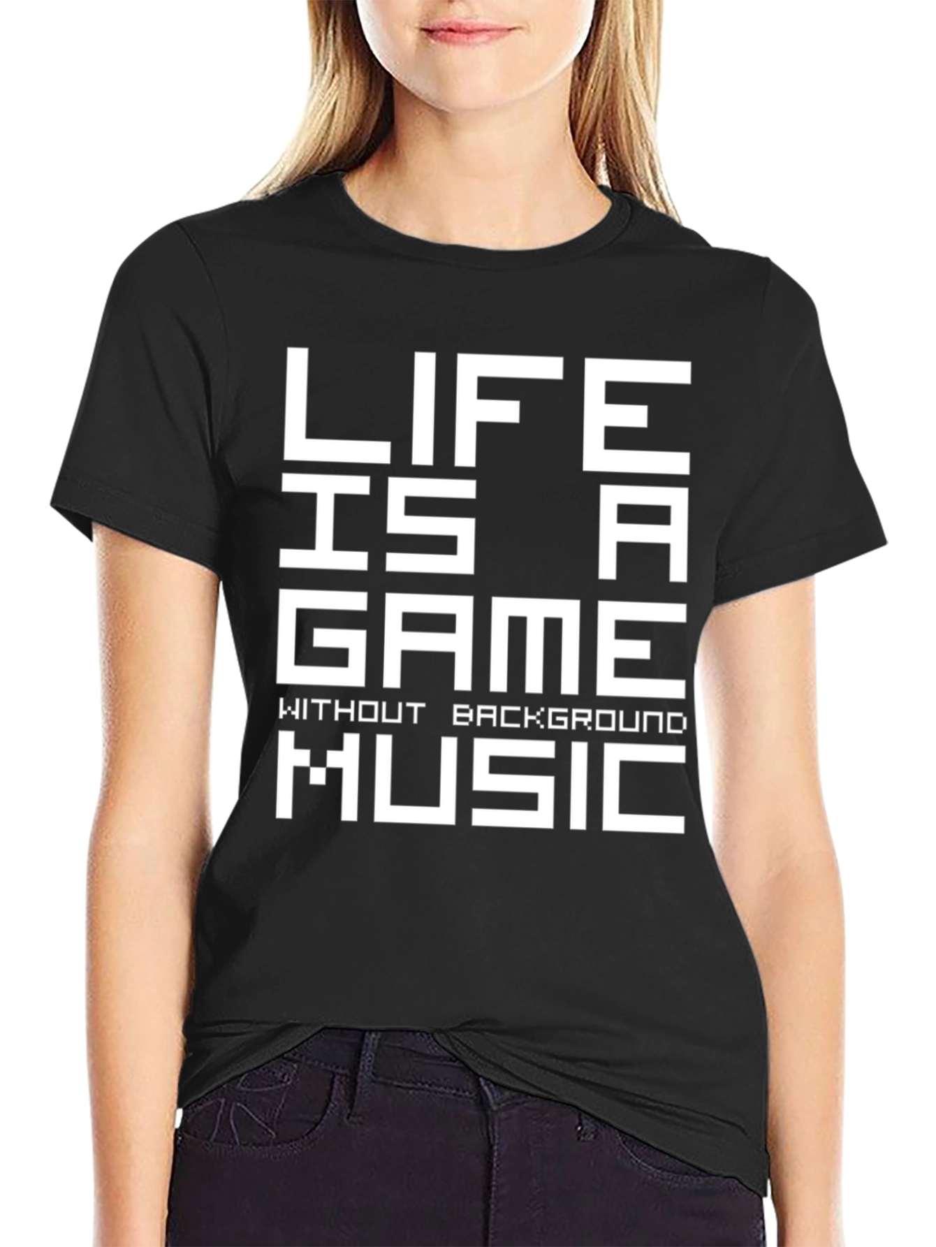 Life is a Game T-Shirt - No Background Music