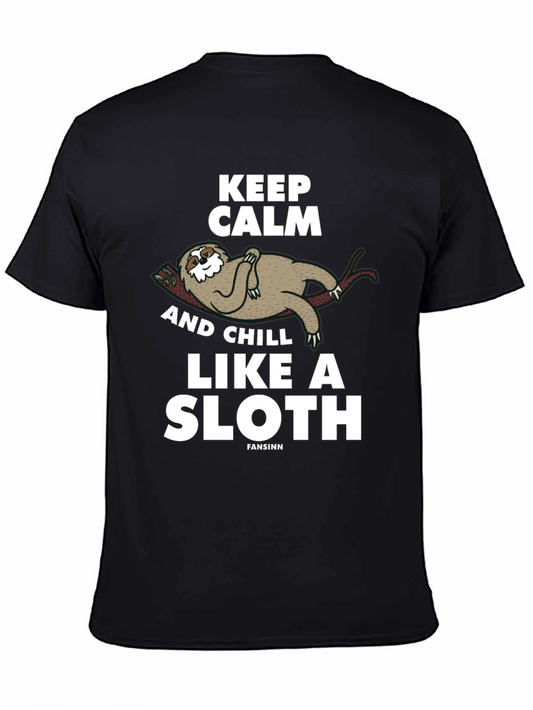 Keep Calm Sloth Graphic Tee