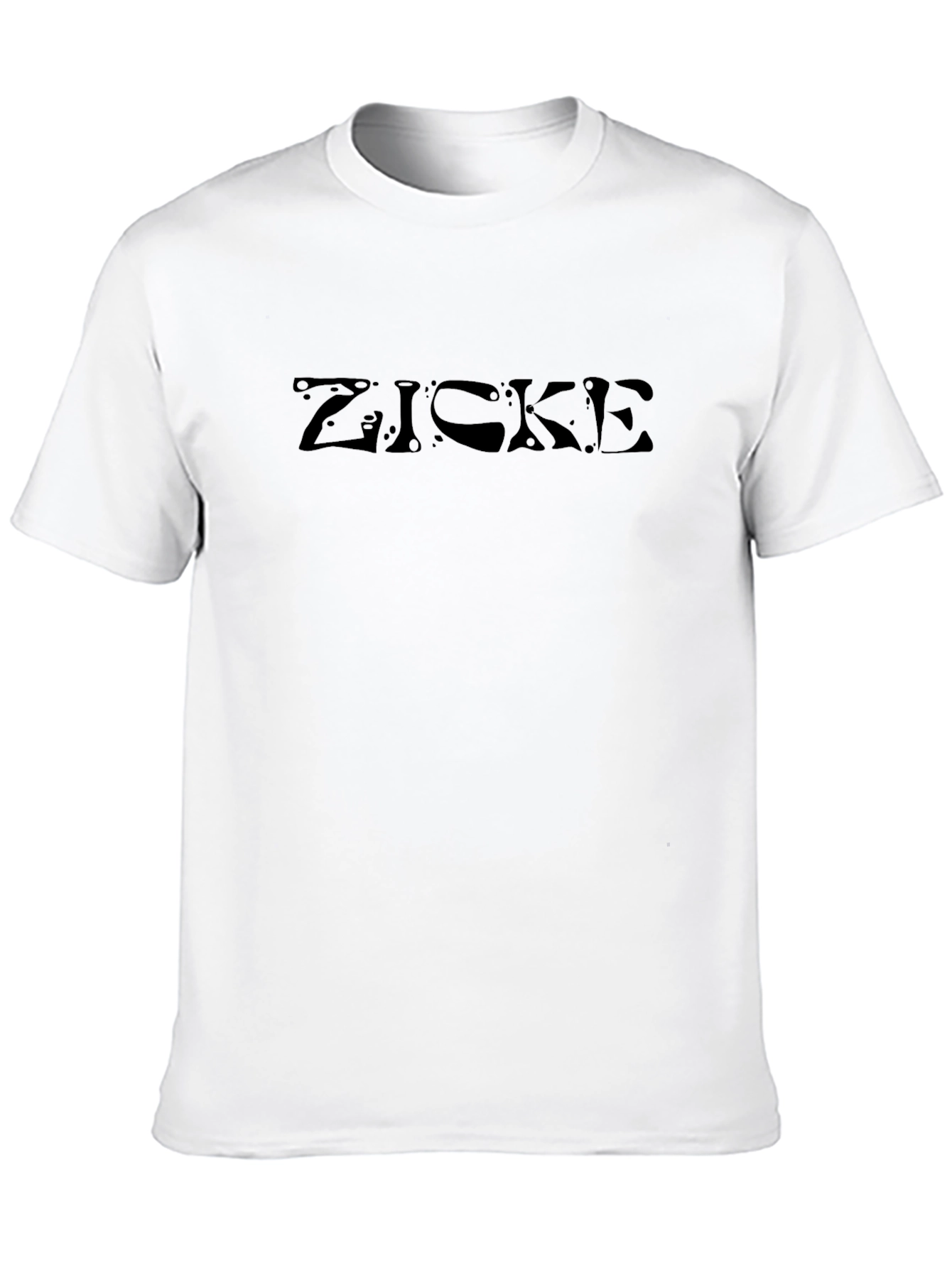 Zicke Graphic Black T-Shirt - Statement Tee