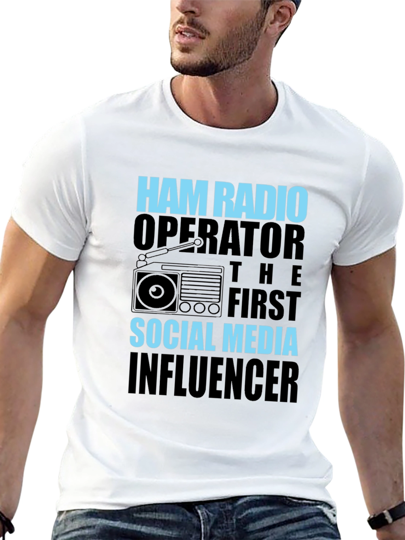 Ham Radio Operator Social Media Influencer T-Shirt