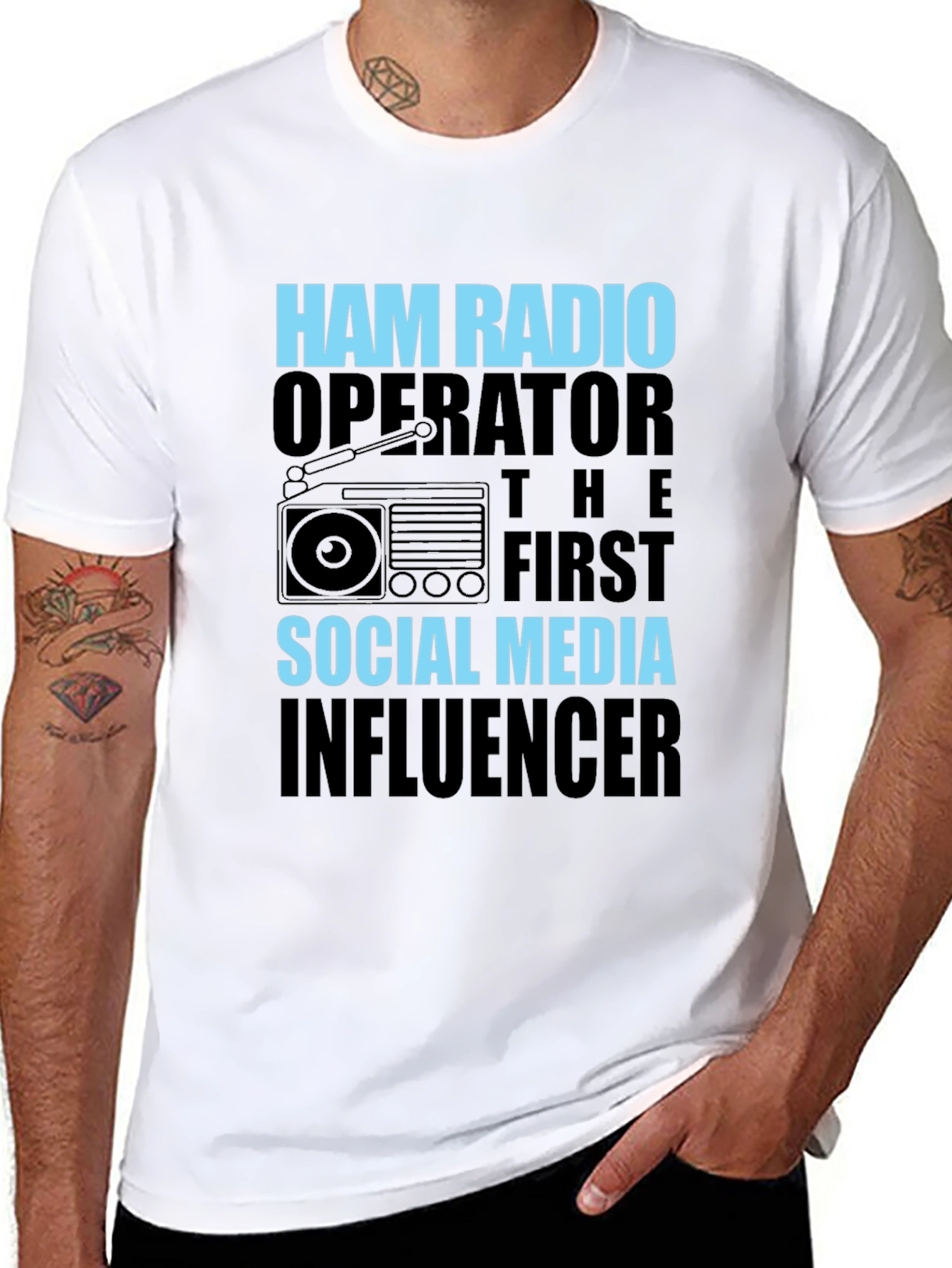 Ham Radio Operator Social Media Influencer T-Shirt