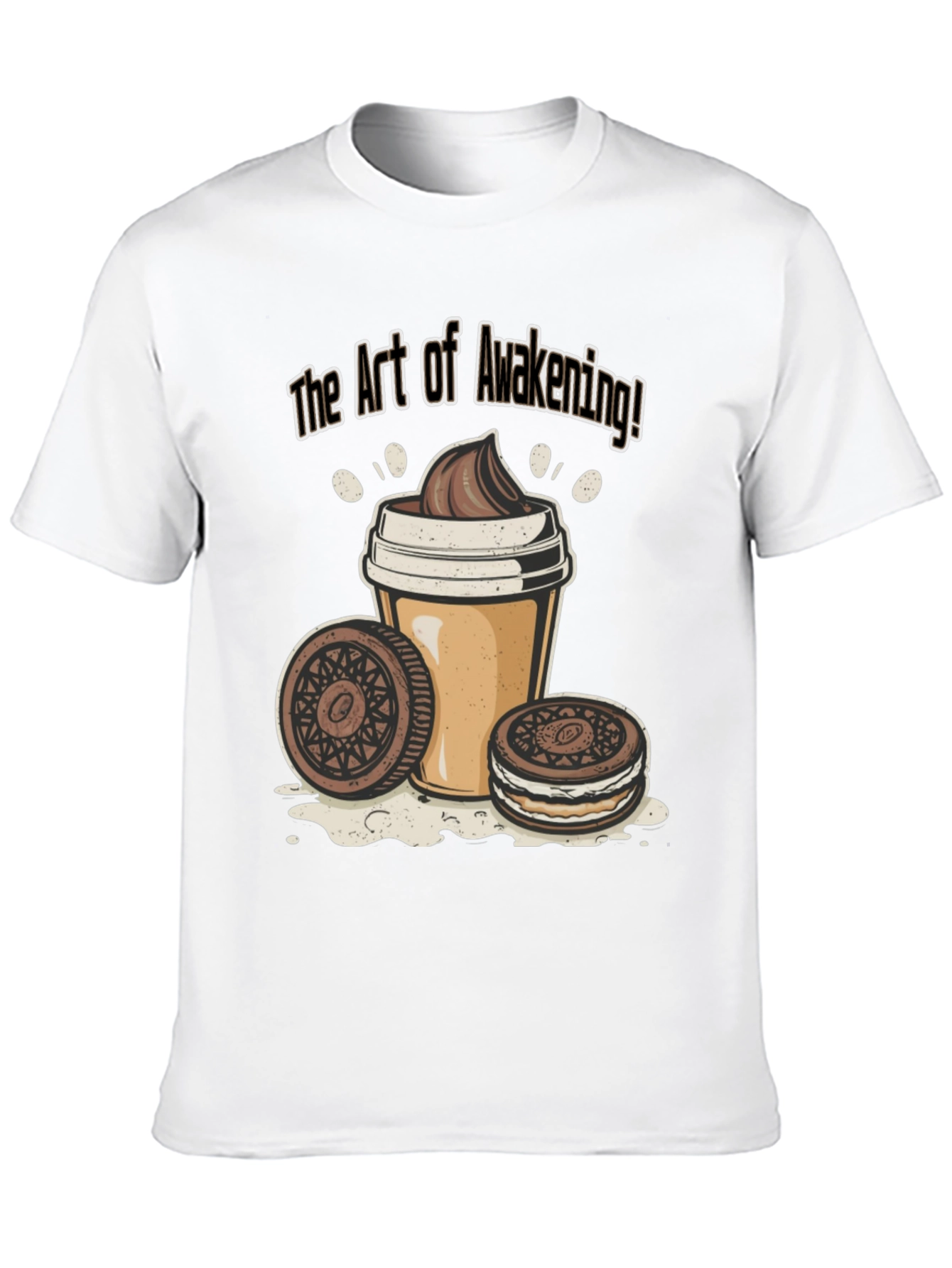 The Art of Awakening Black Graphic T-Shirt