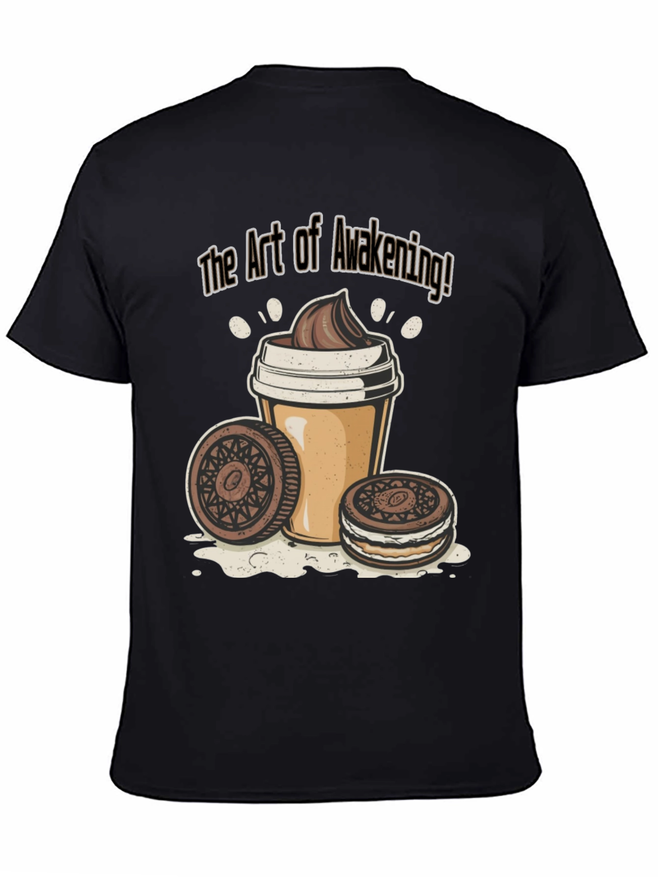 The Art of Awakening Black Graphic T-Shirt