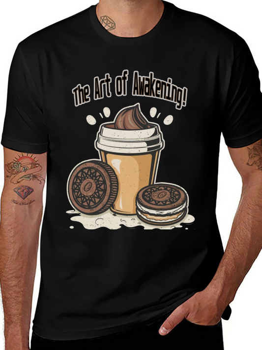 The Art of Awakening Black Graphic T-Shirt