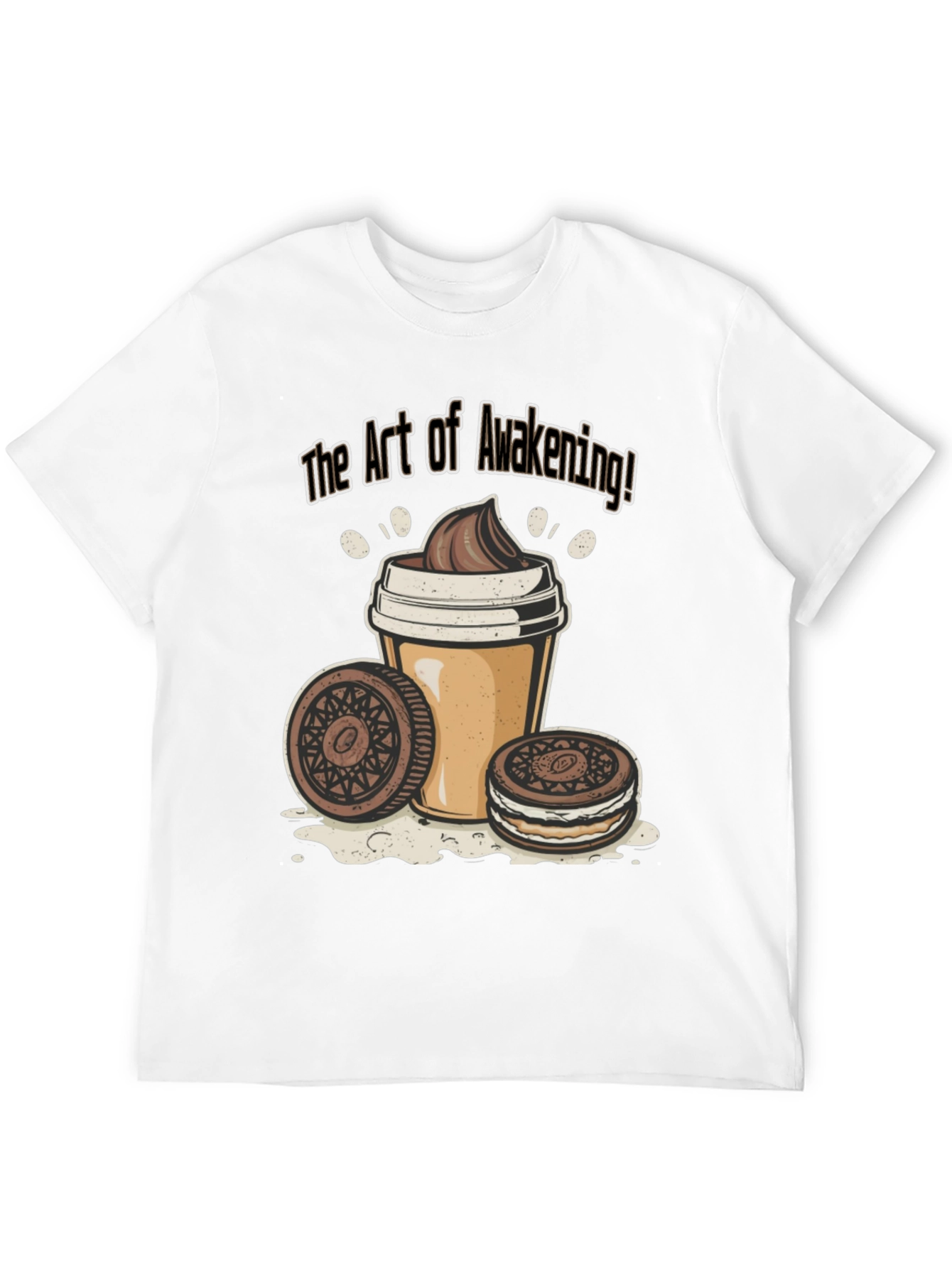 The Art of Awakening Black Graphic T-Shirt