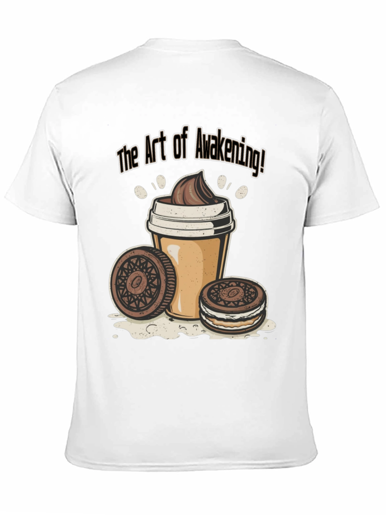The Art of Awakening Black Graphic T-Shirt