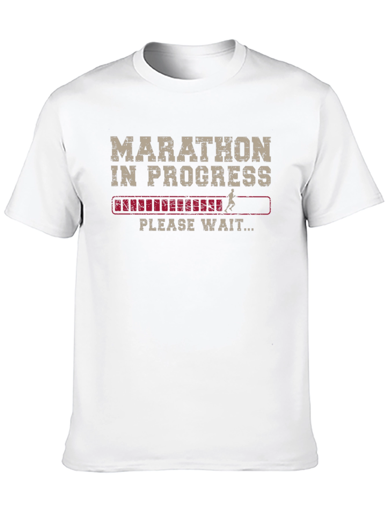Marathon In Progress T-Shirt - Funny Runner Tee