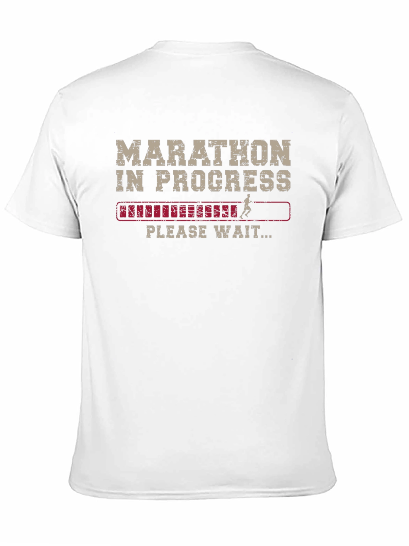 Marathon In Progress T-Shirt - Funny Runner Tee