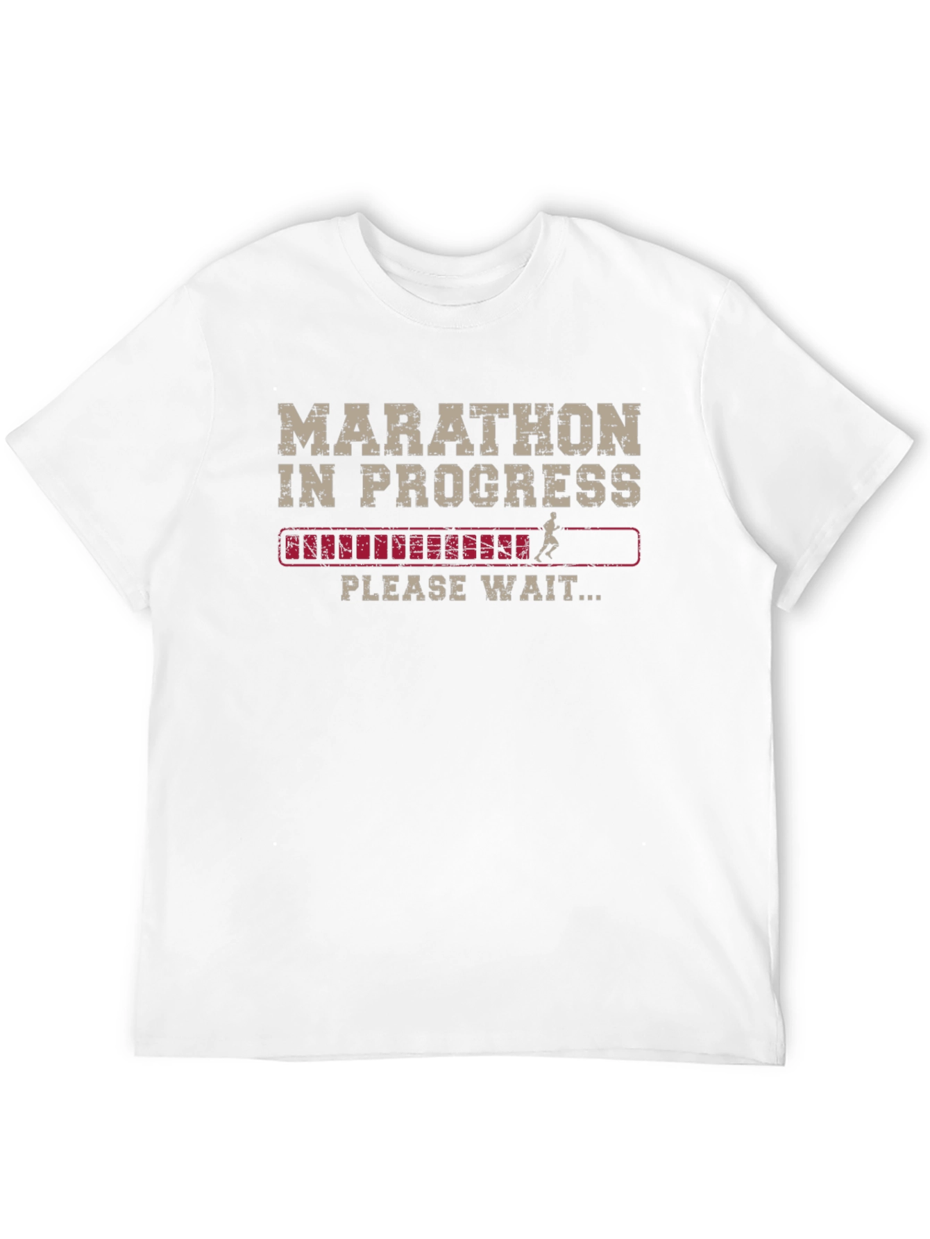 Marathon In Progress T-Shirt - Funny Runner Tee