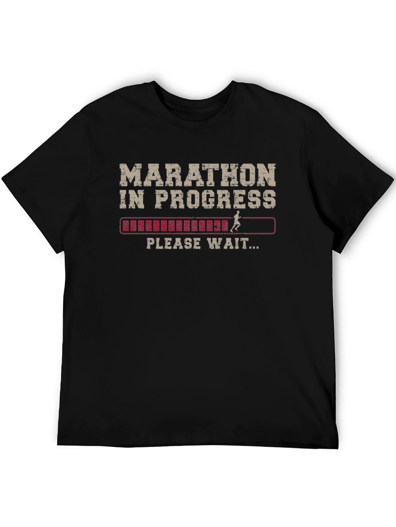 Marathon In Progress T-Shirt - Funny Runner Tee