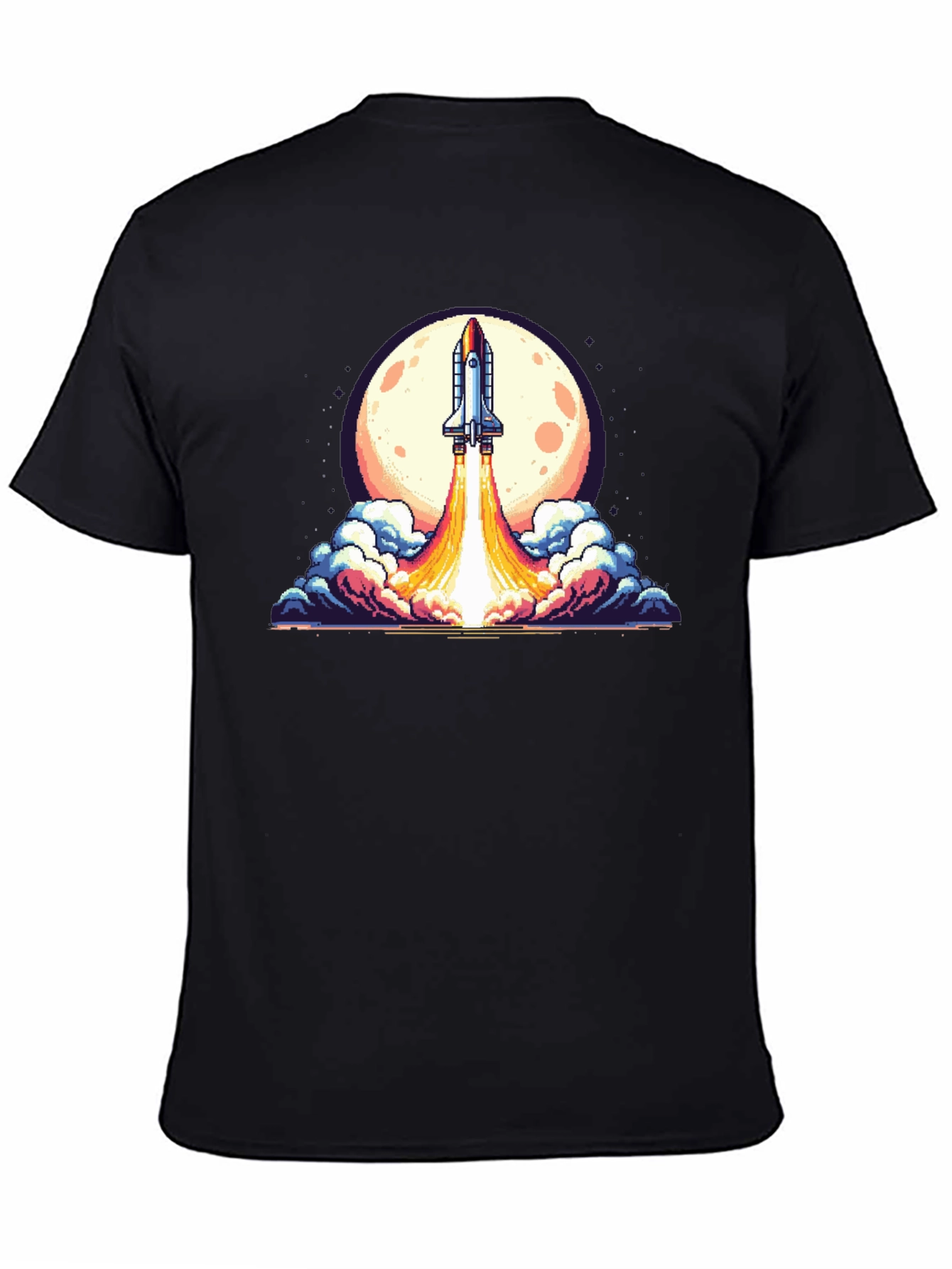 Retro Rocket Launch T-Shirt