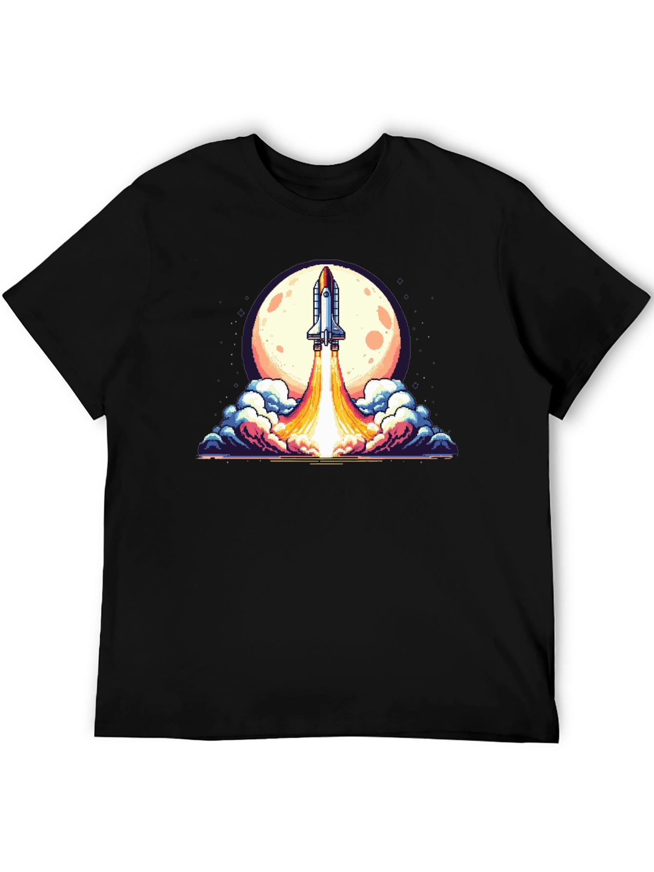 Retro Rocket Launch T-Shirt