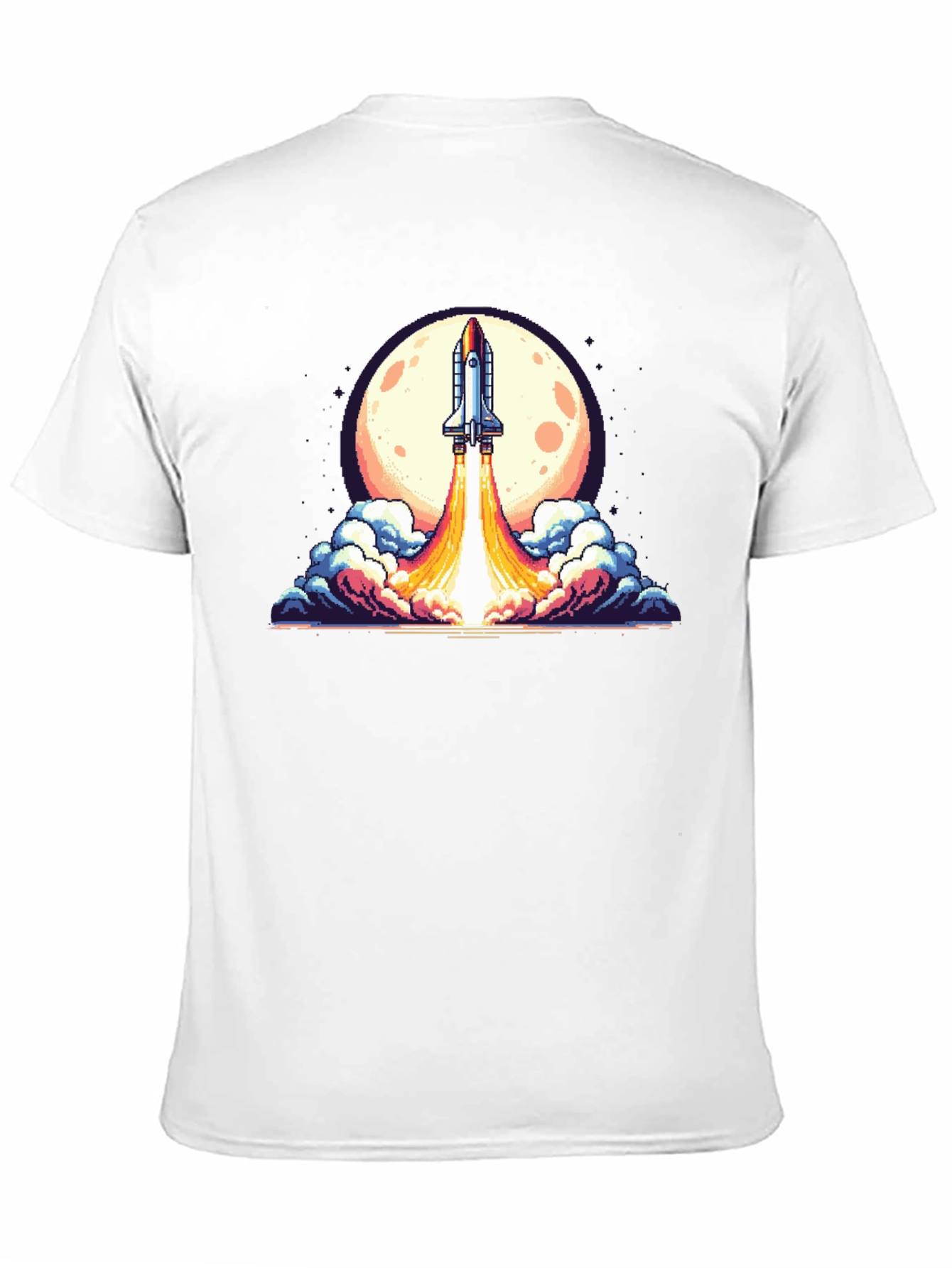 Retro Rocket Launch T-Shirt