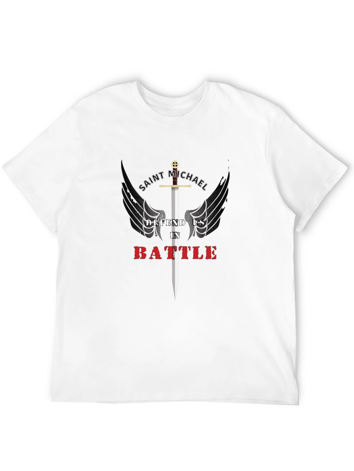 Saint Michael Defend Us in Battle T-Shirt