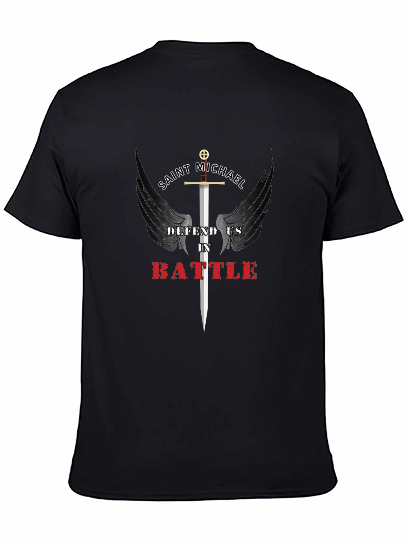 Saint Michael Defend Us in Battle T-Shirt