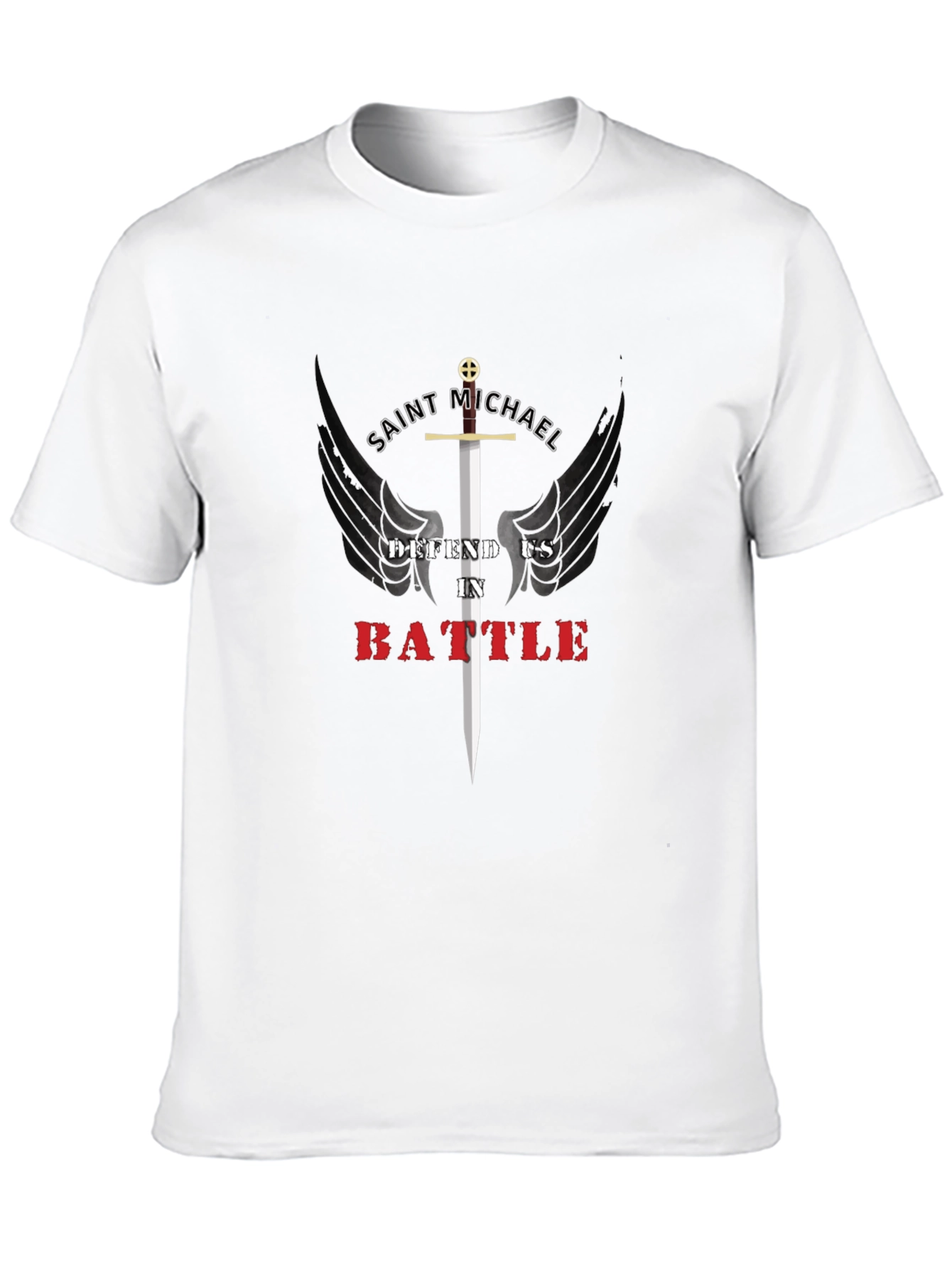 Saint Michael Defend Us in Battle T-Shirt