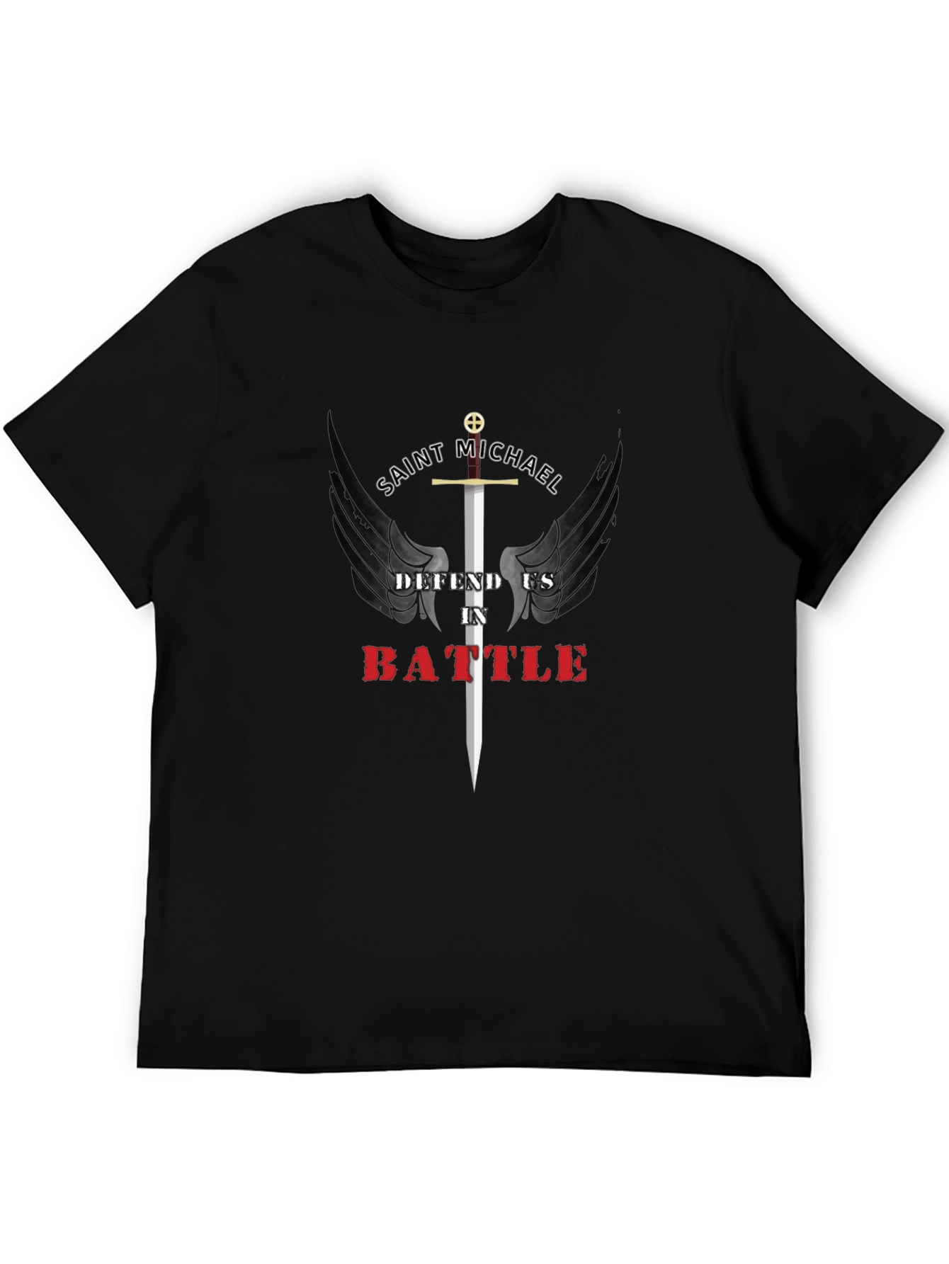 Saint Michael Defend Us in Battle T-Shirt