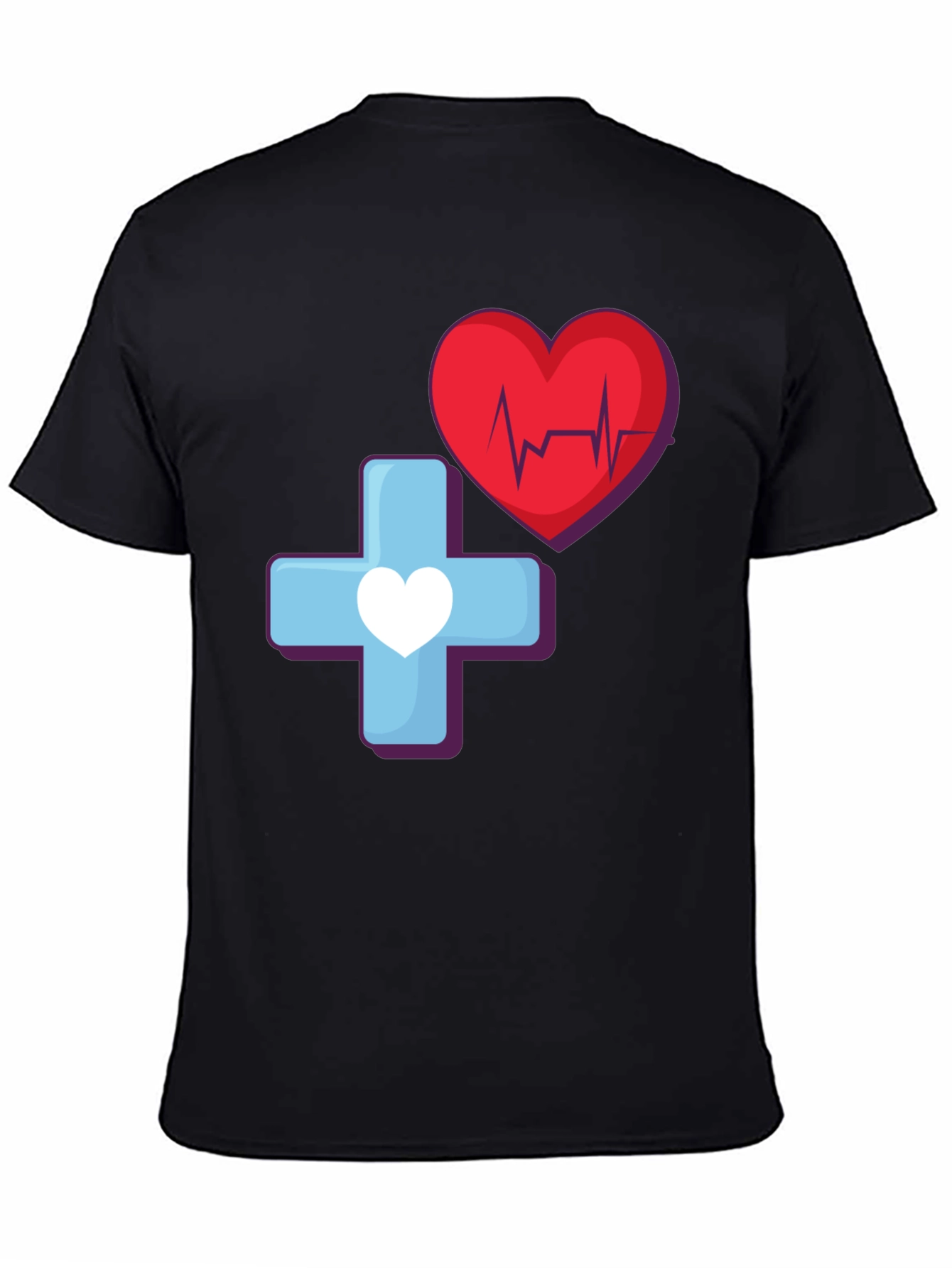 Medical Heartbeat Graphic T-Shirt