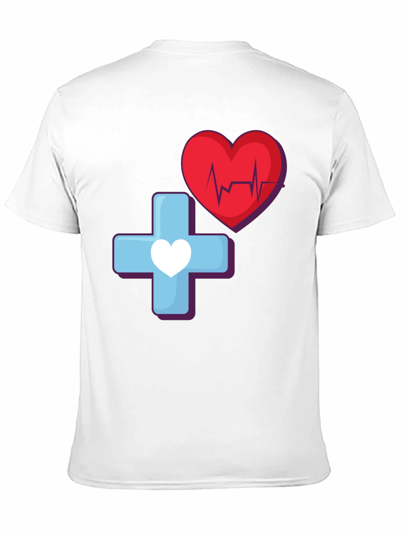 Medical Heartbeat Graphic T-Shirt