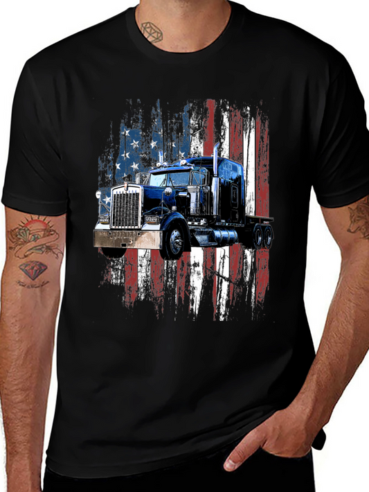 American Truck Graphic T-Shirt