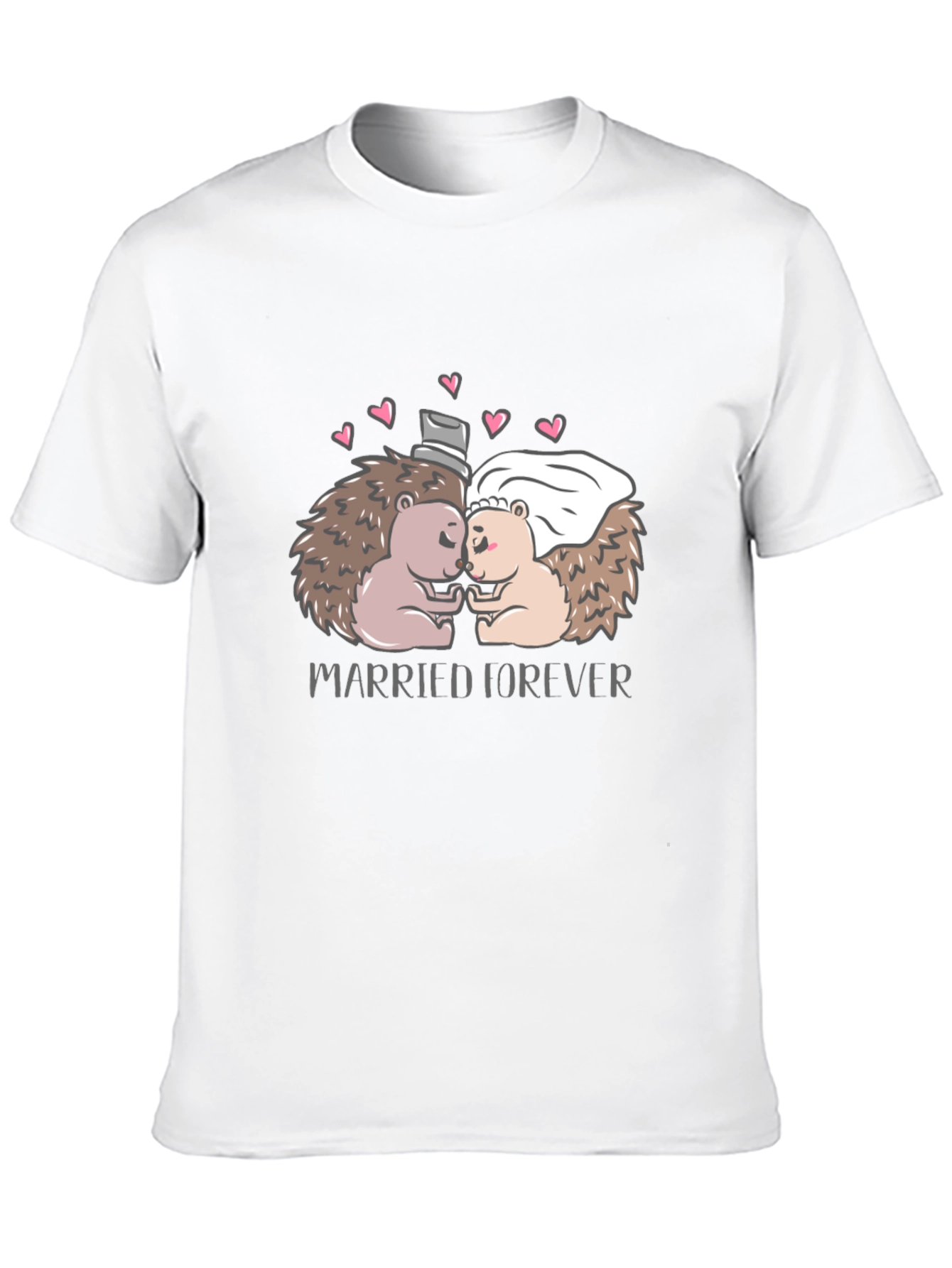Married Forever Hedgehog Graphic Tee