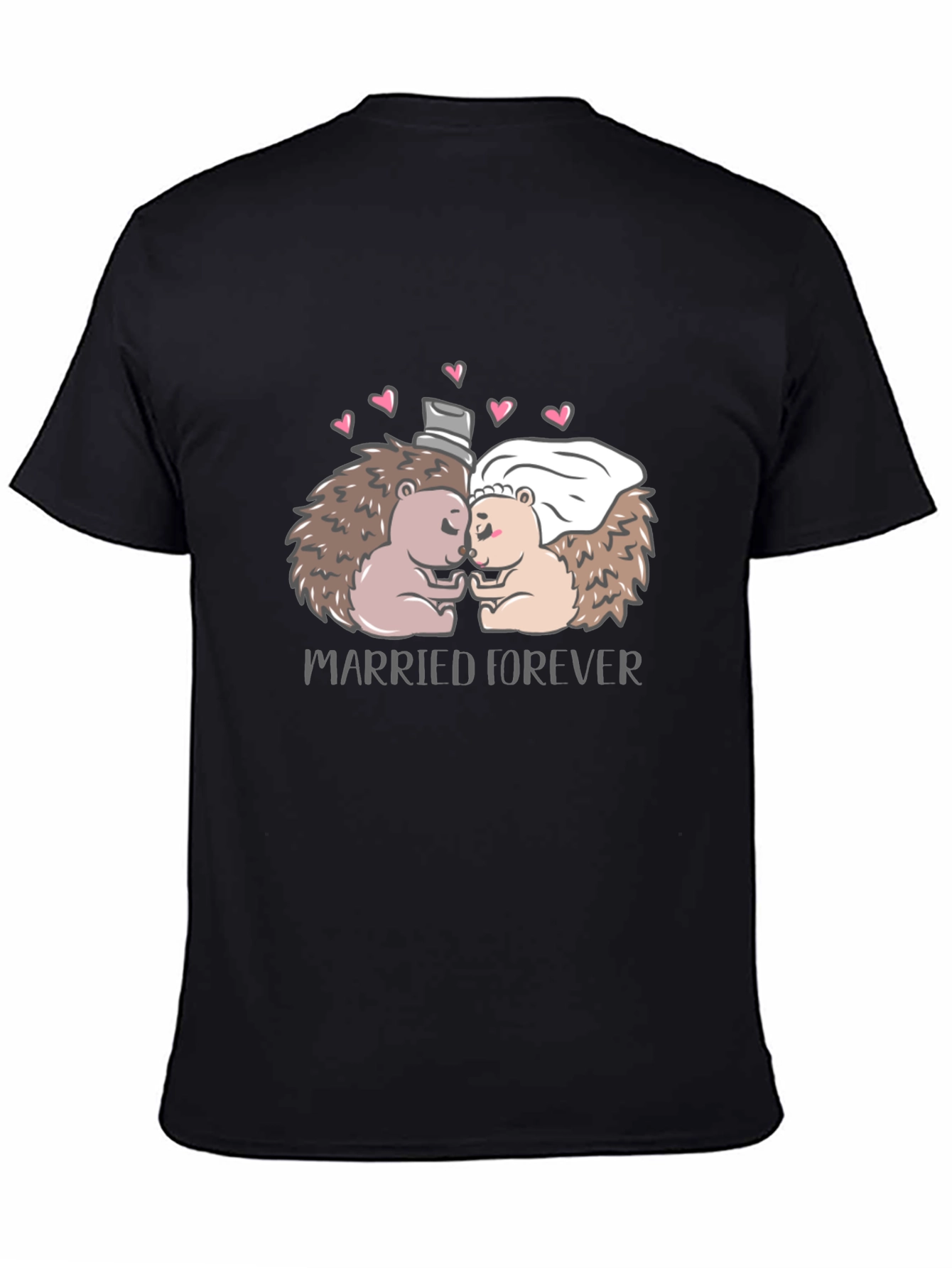 Married Forever Hedgehog Graphic Tee