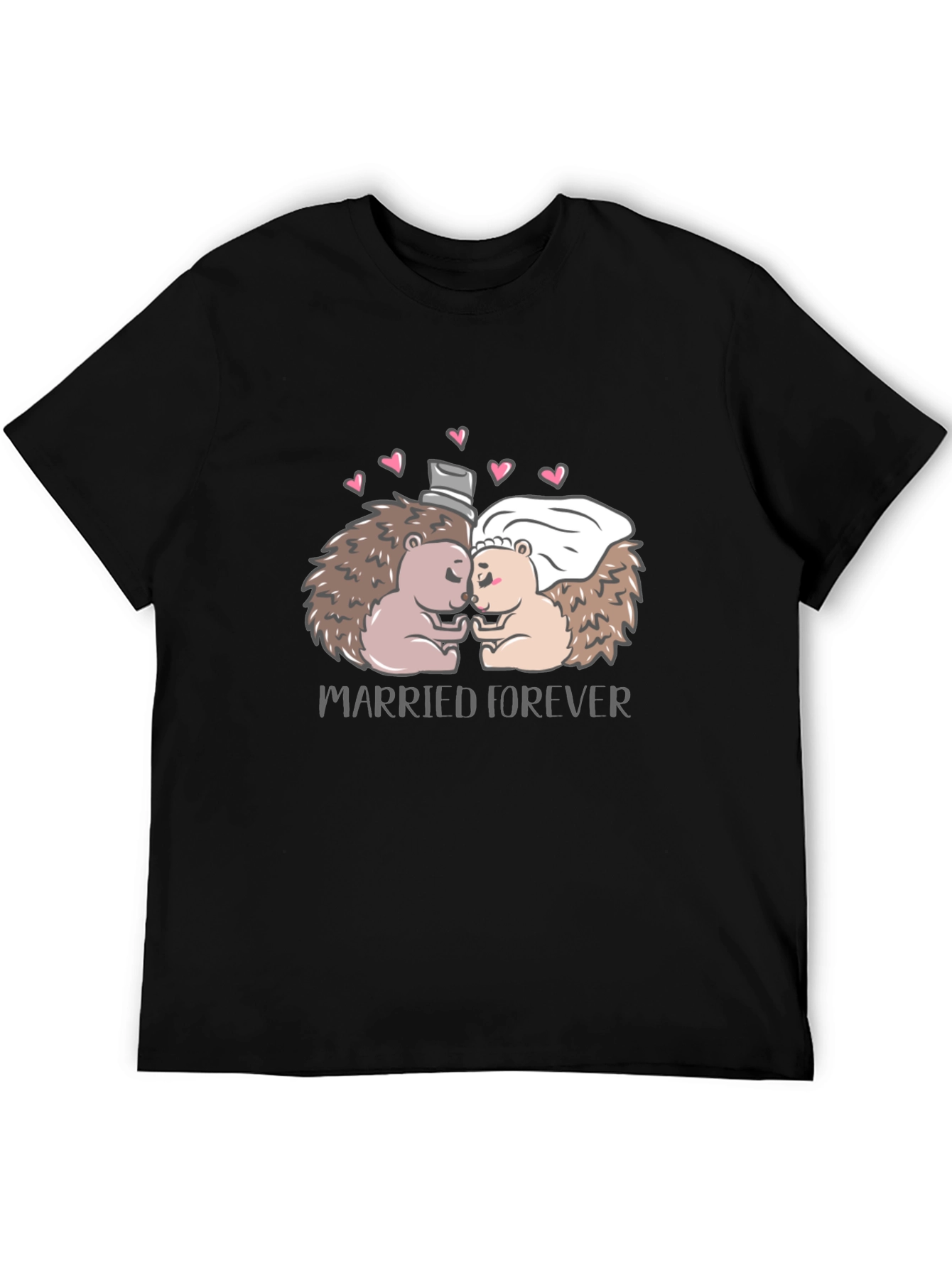 Married Forever Hedgehog Graphic Tee