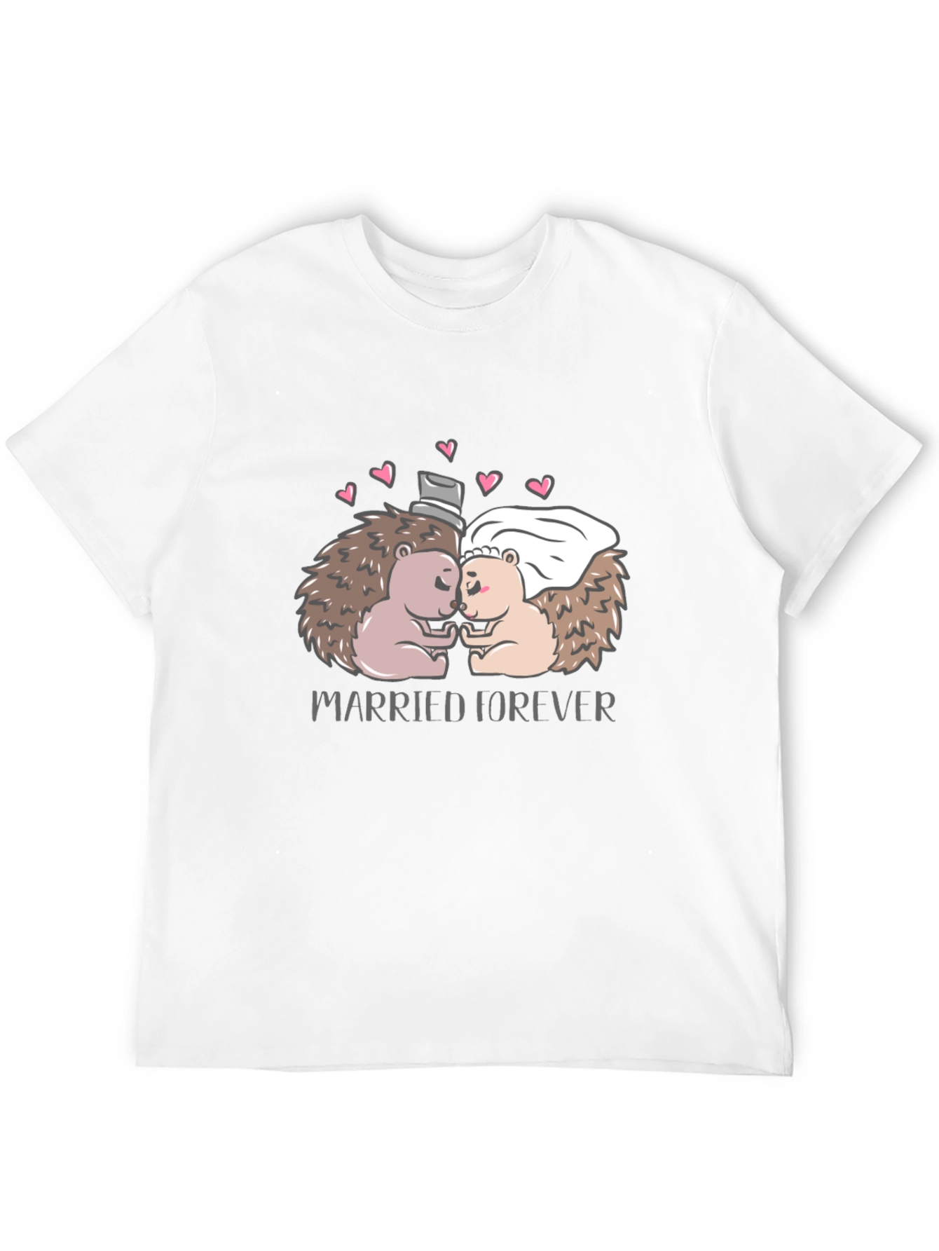 Married Forever Hedgehog Graphic Tee