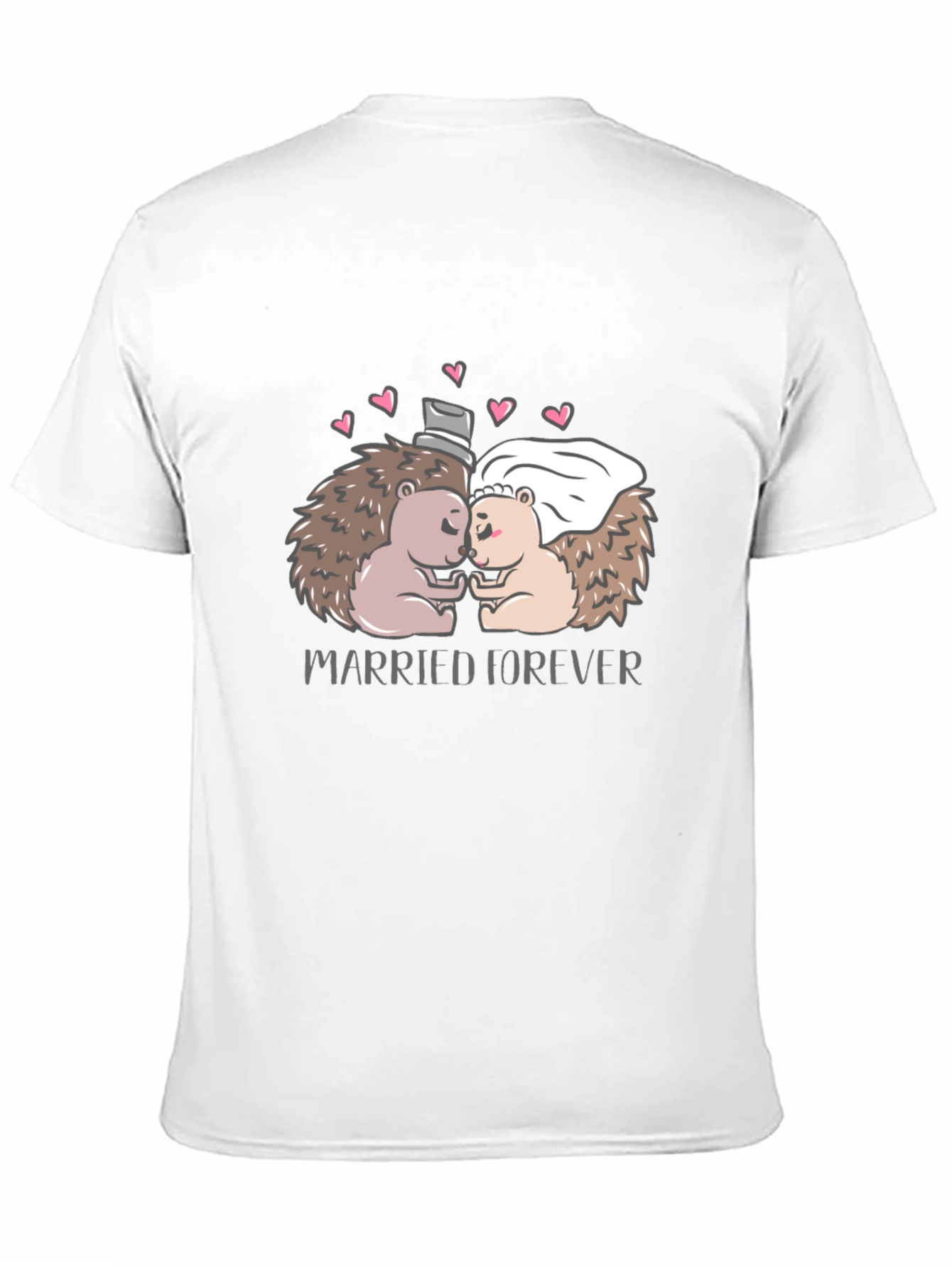Married Forever Hedgehog Graphic Tee