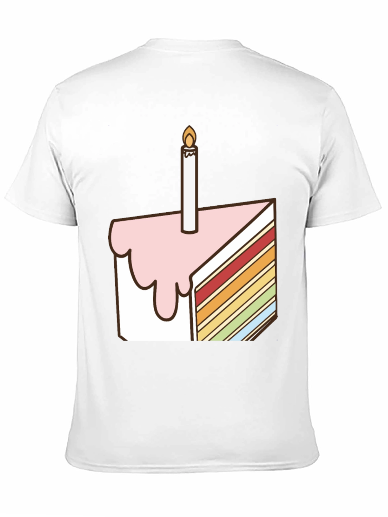 Birthday Cake Slice Graphic Tee - Unisex